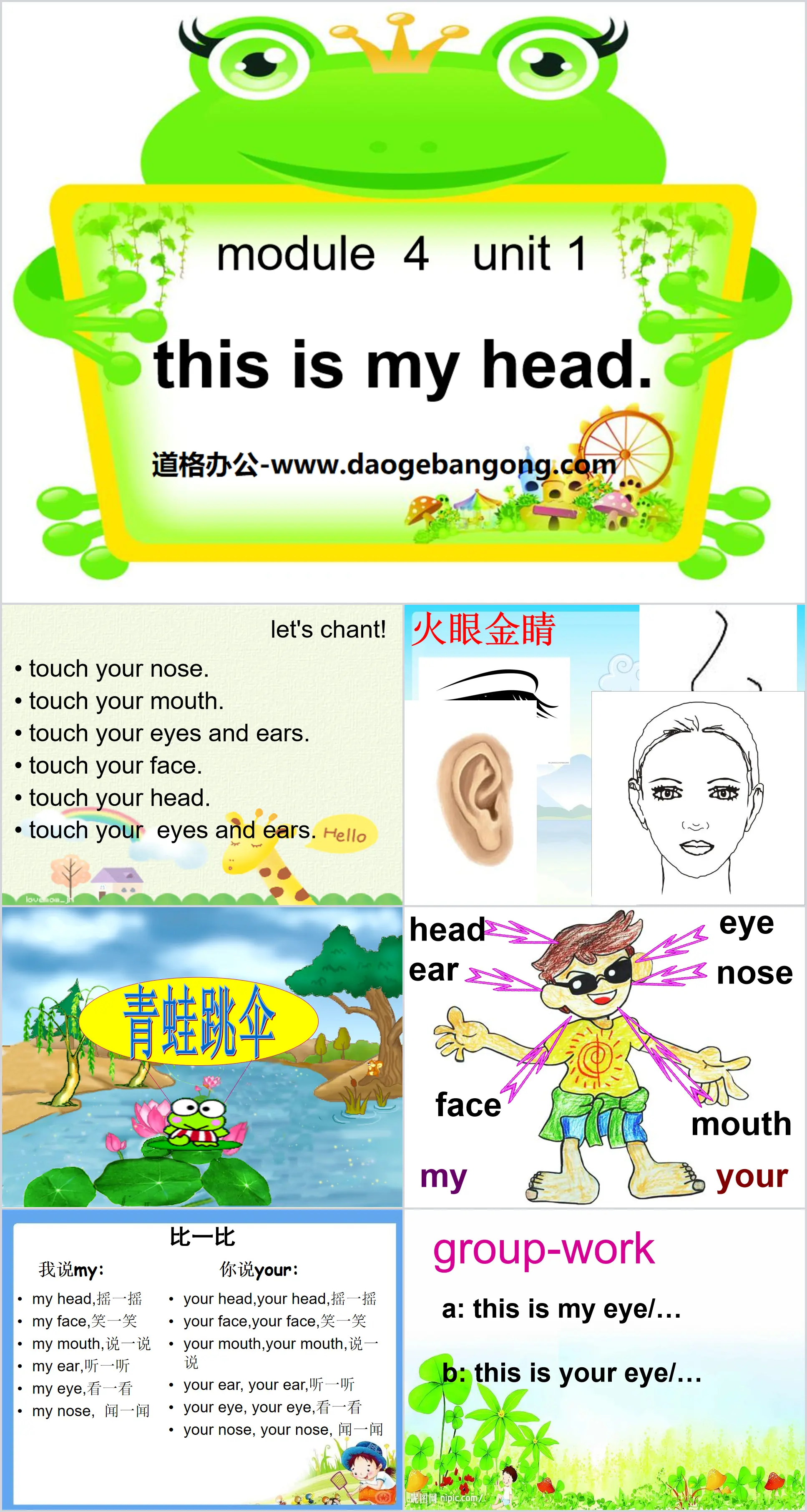 《This is my head》PPT课件3
