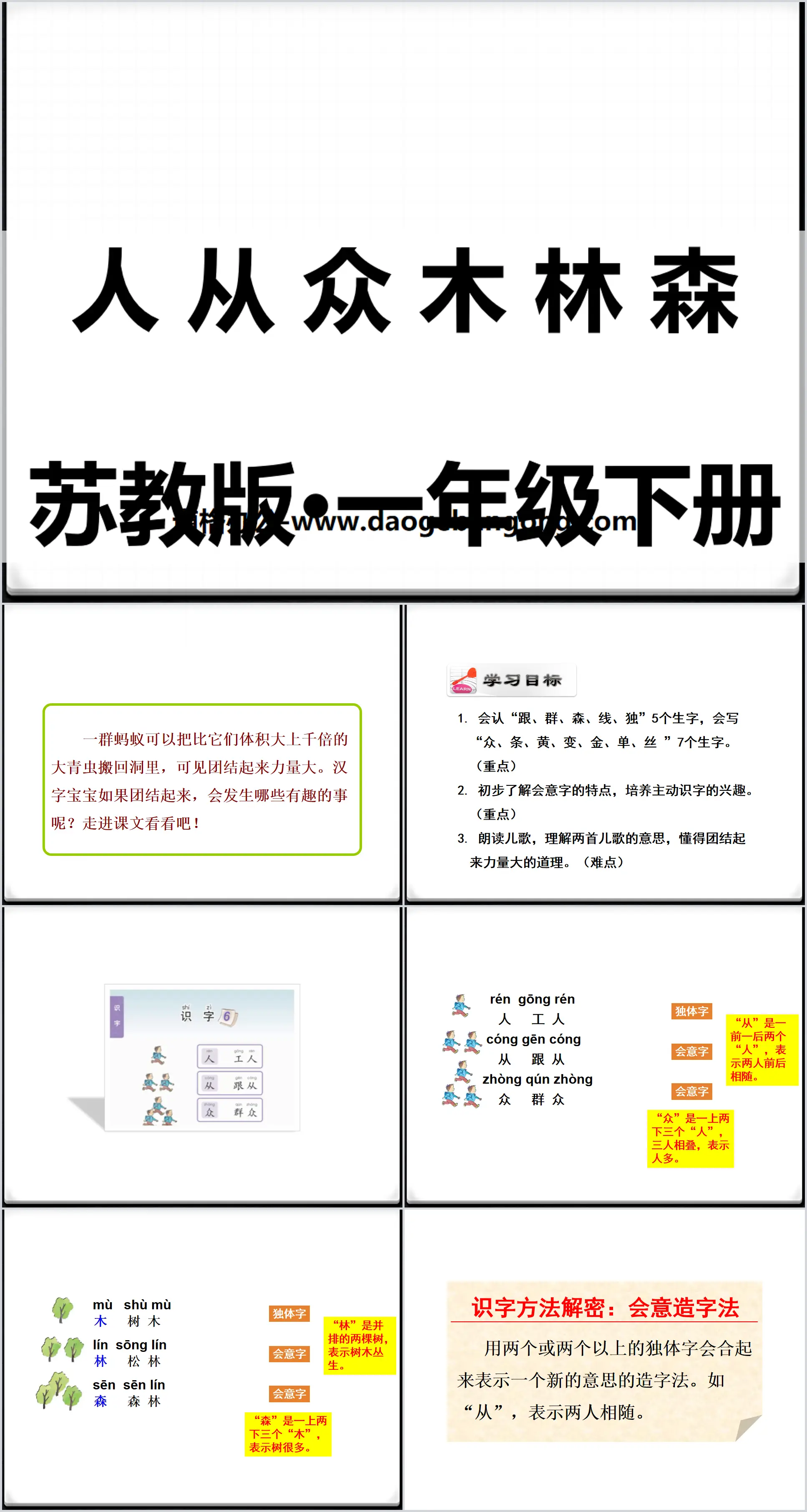 《人从众木林森》PPT
