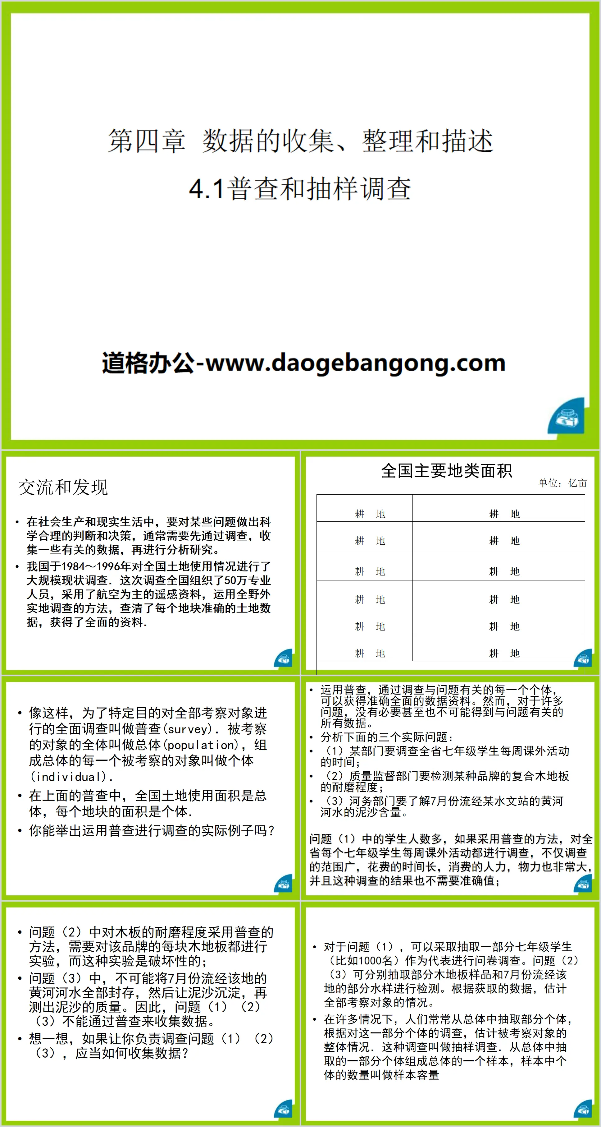 《普查與抽樣調查》PPT課件