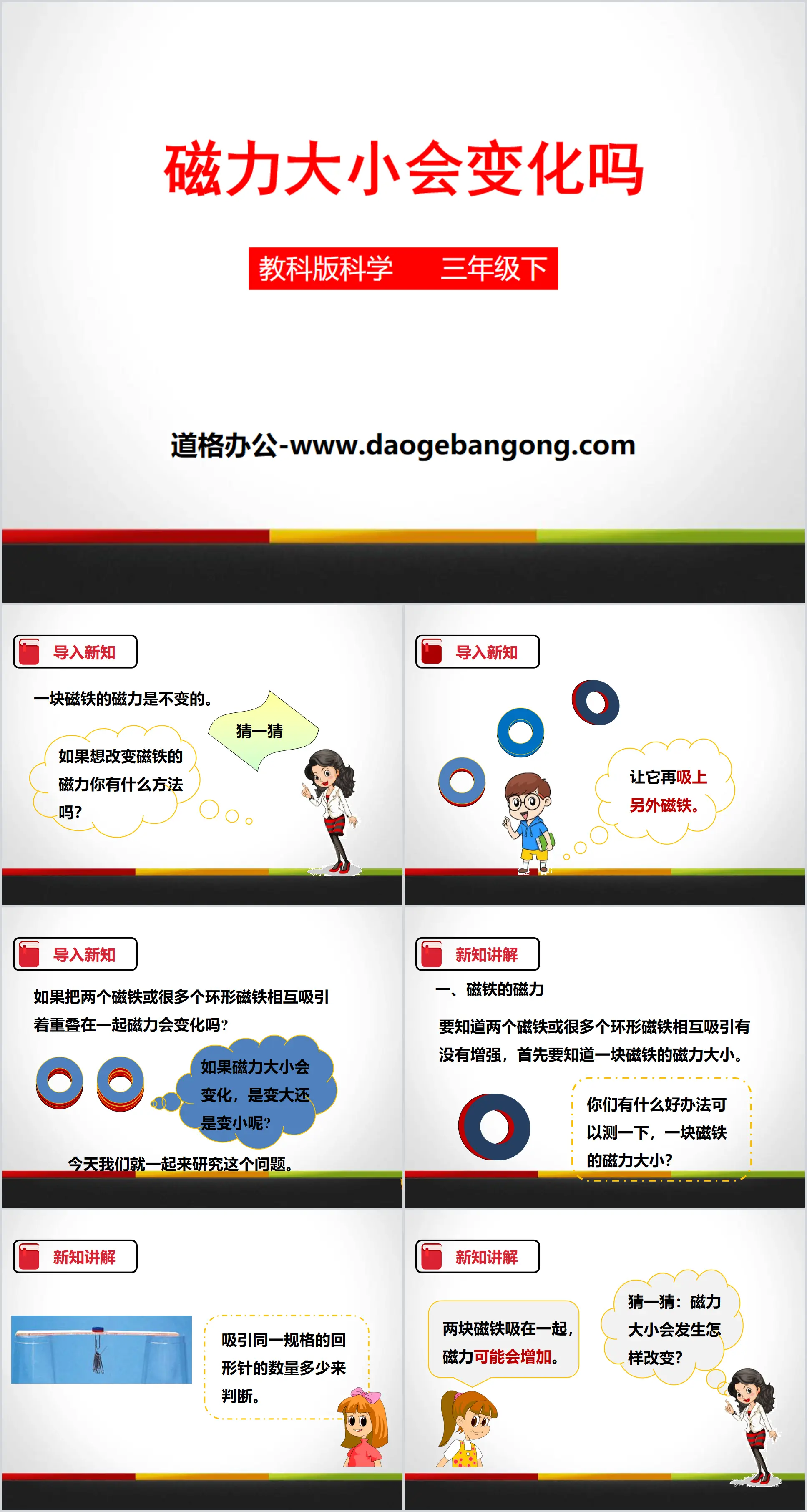 "Will the size of magnetism change?" Magnet PPT download