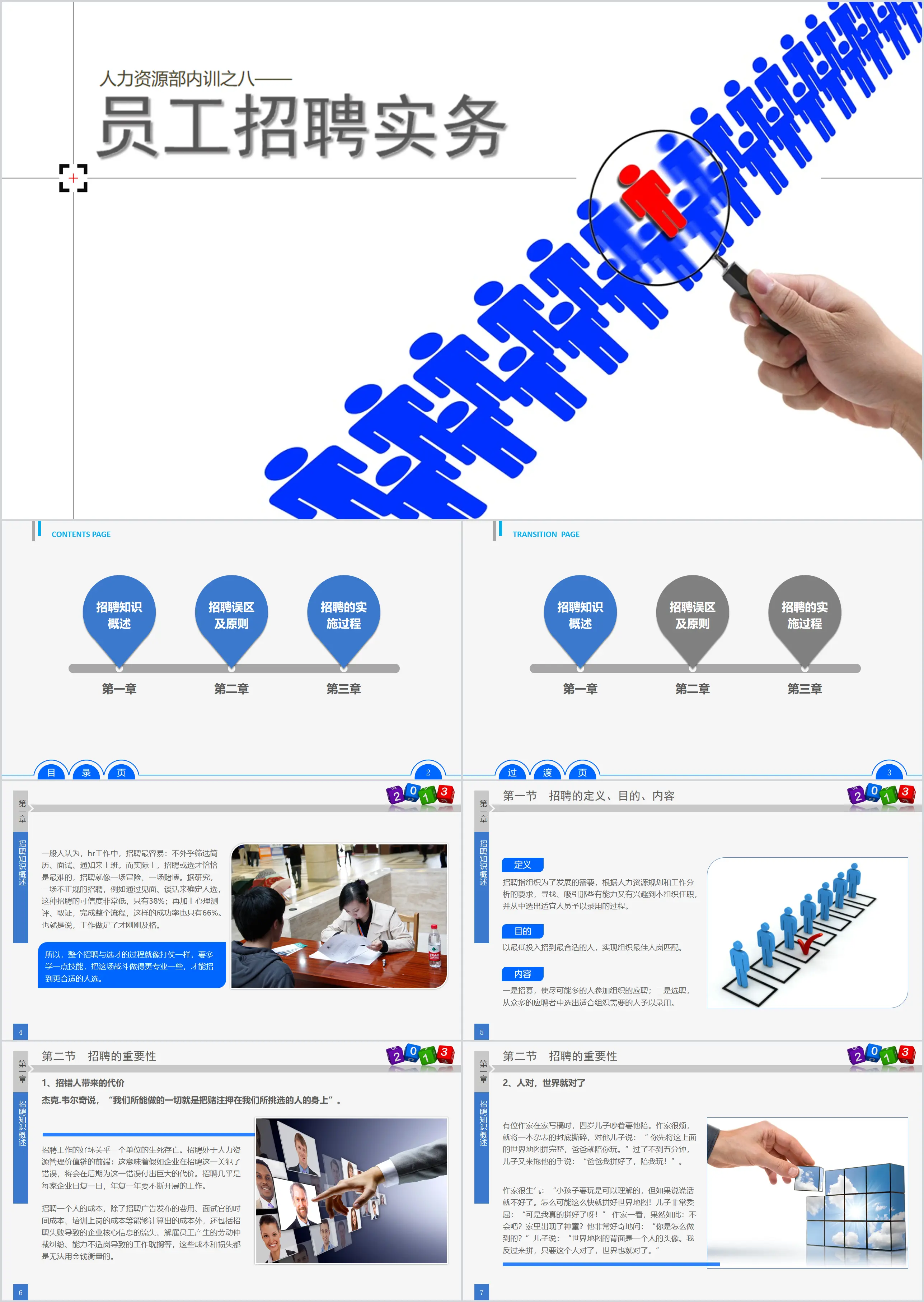 人力资源部内训之八，员工招聘实务PPT下载