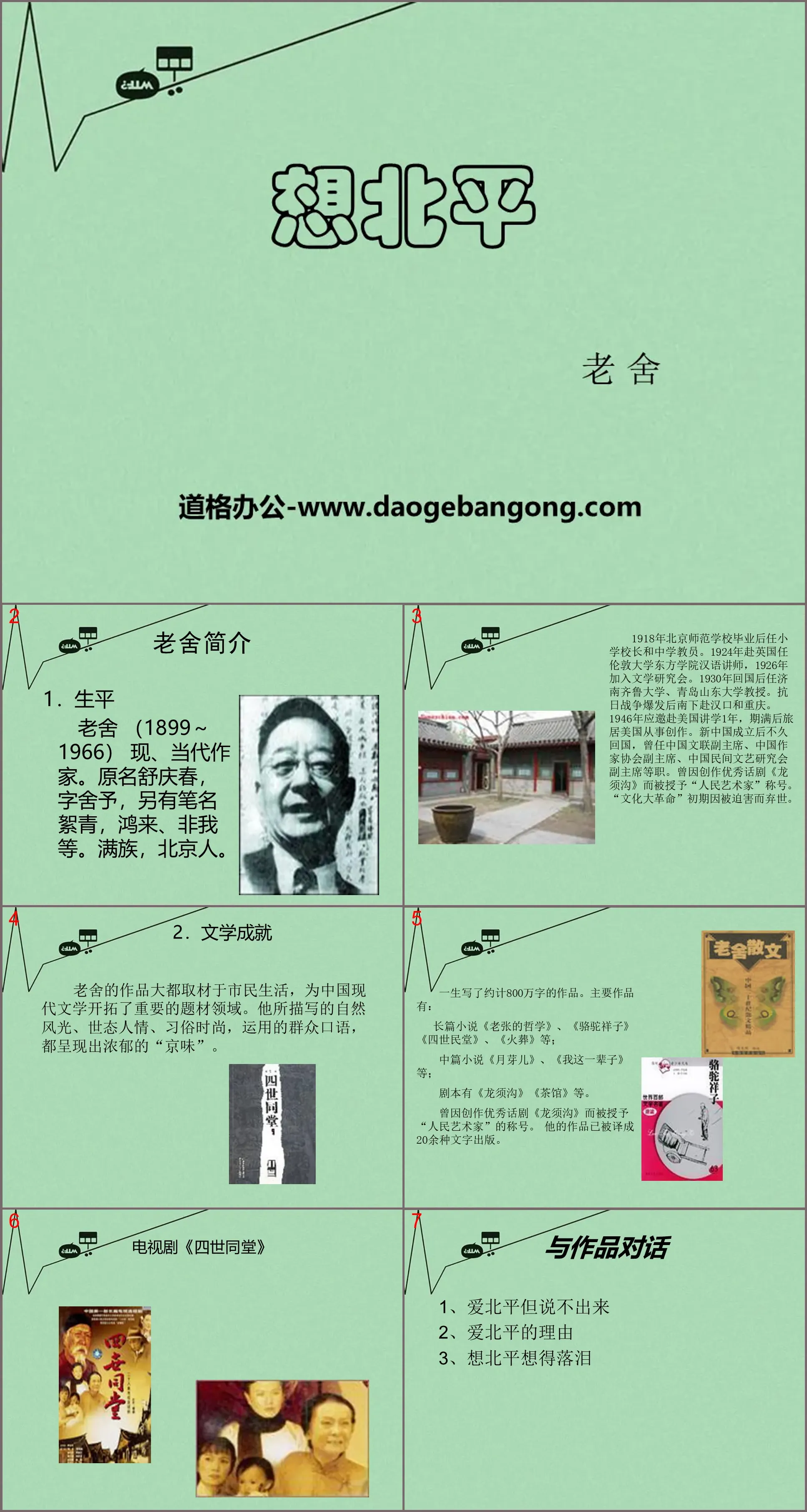 《想北平》PPT