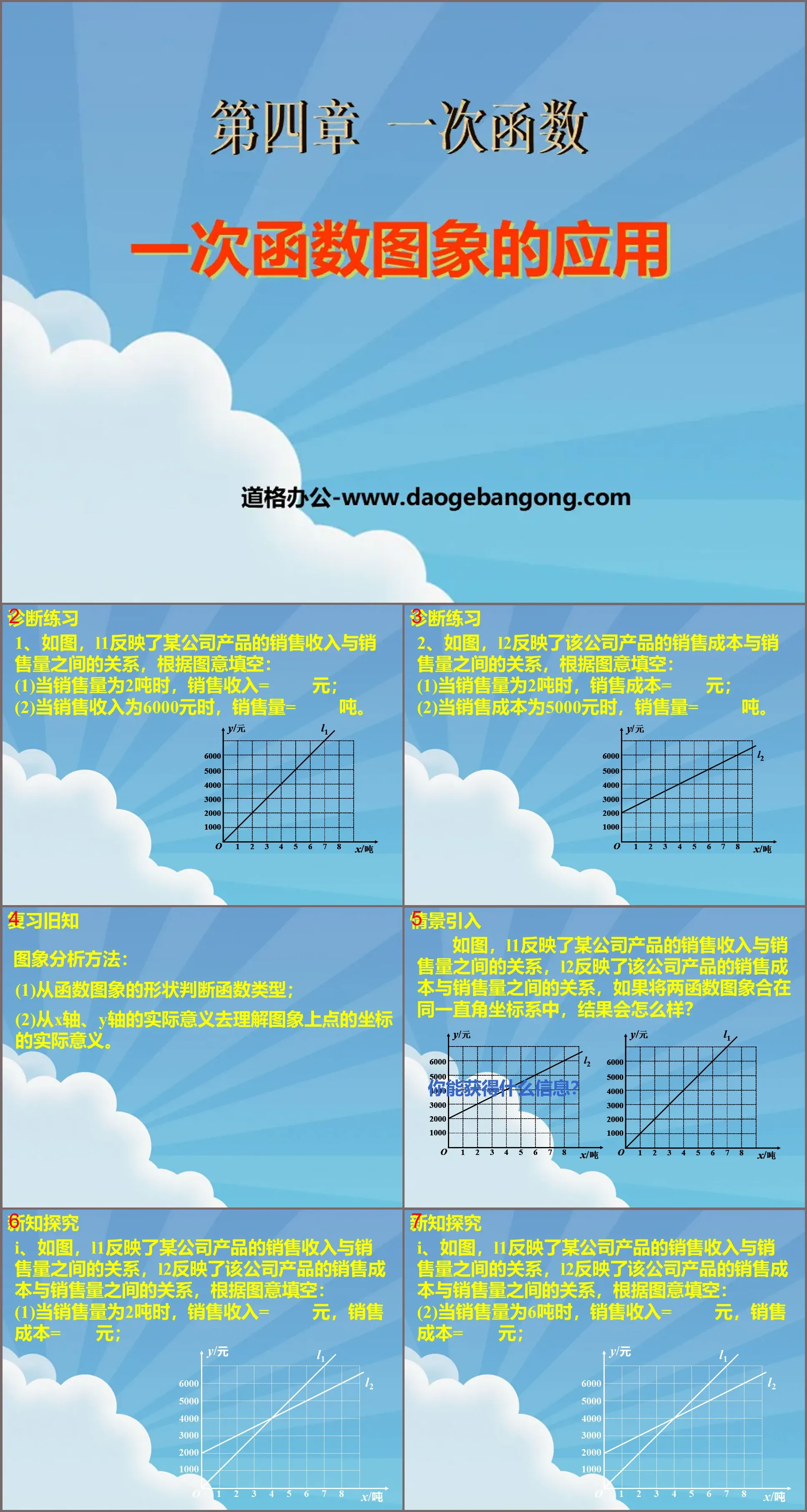 《一次函数图象的应用》一次函数PPT课件4