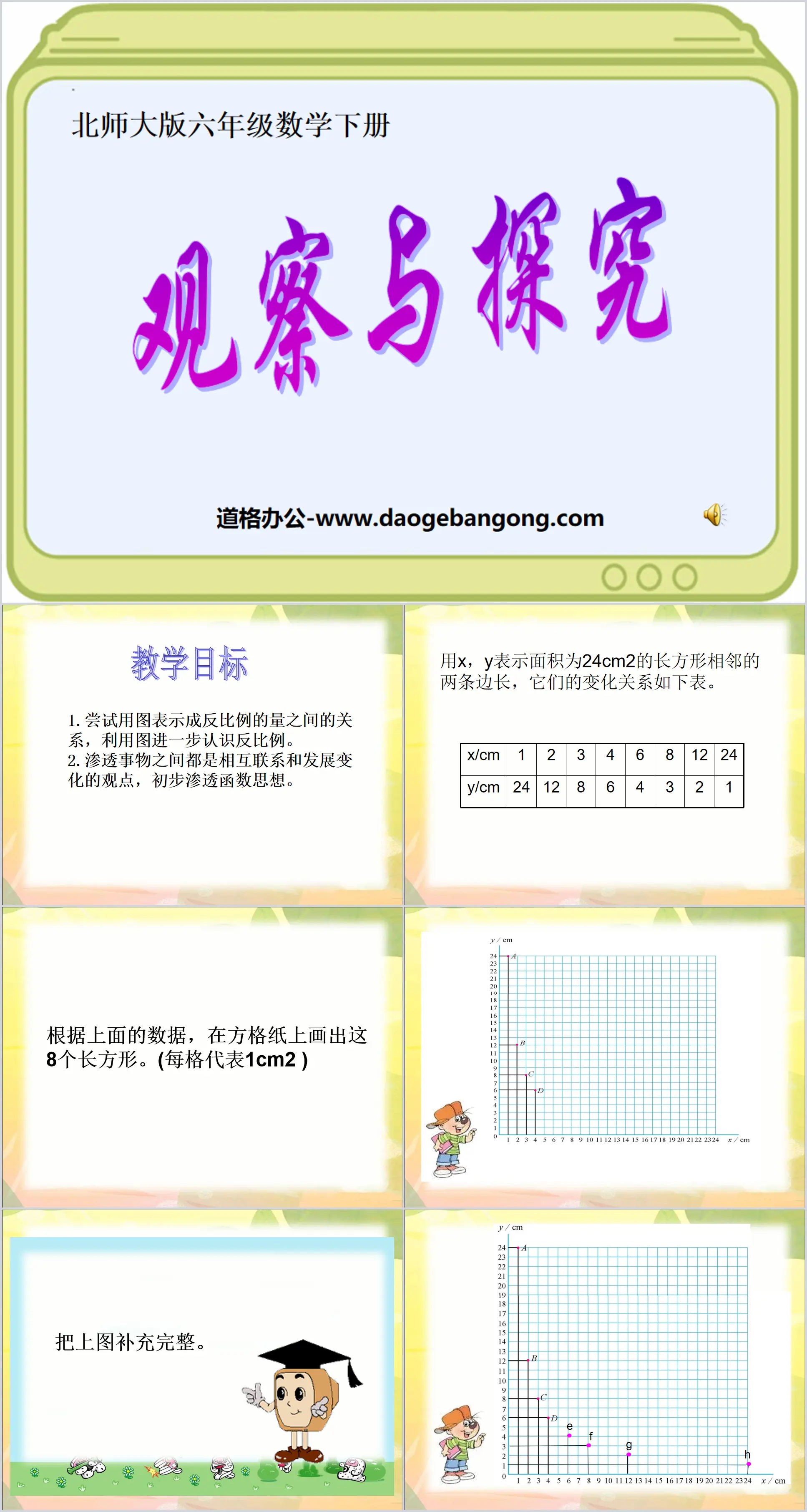 《觀察與探究》比例PPT課件