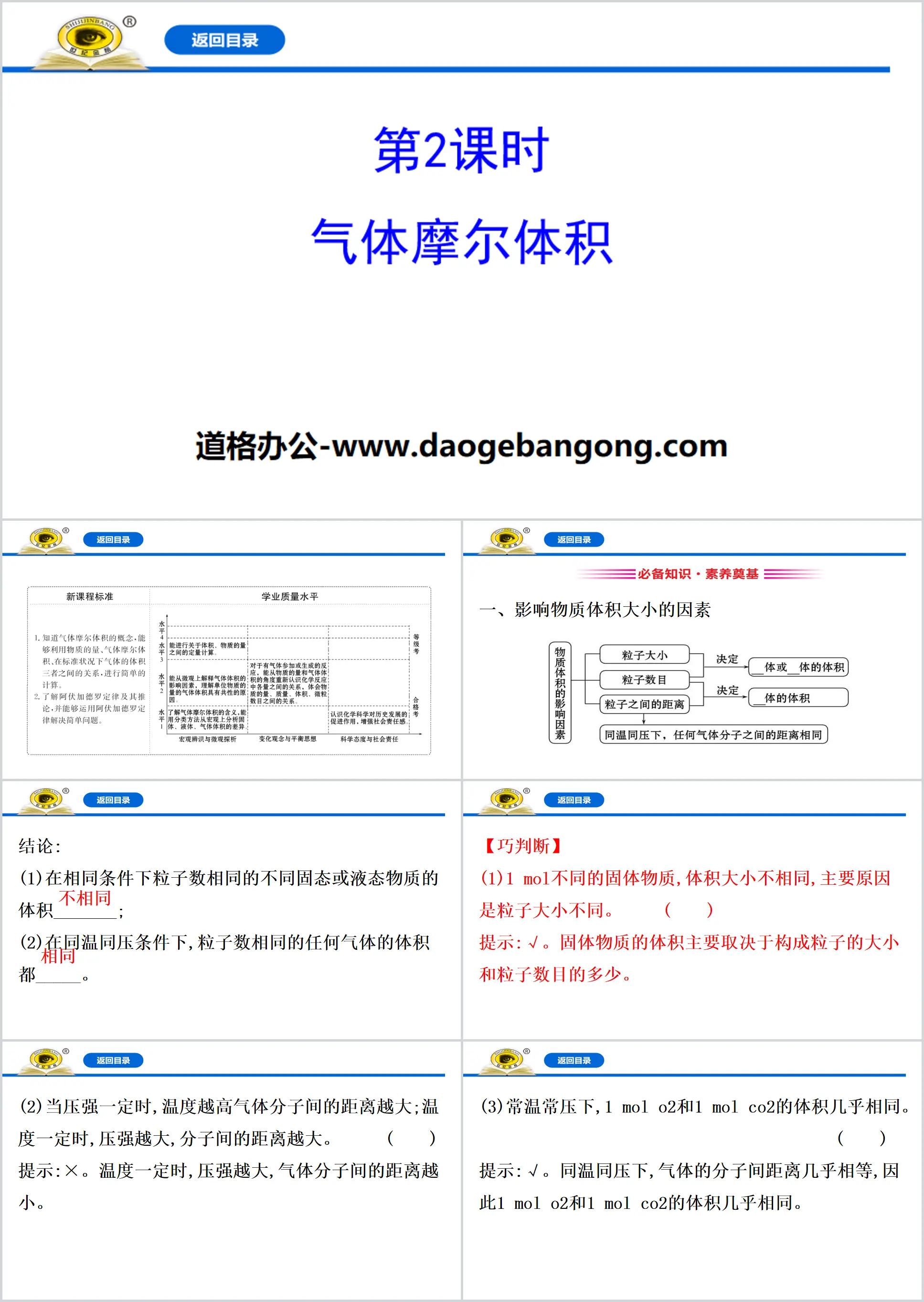 《气体摩尔体积》物质的量PPT课件
