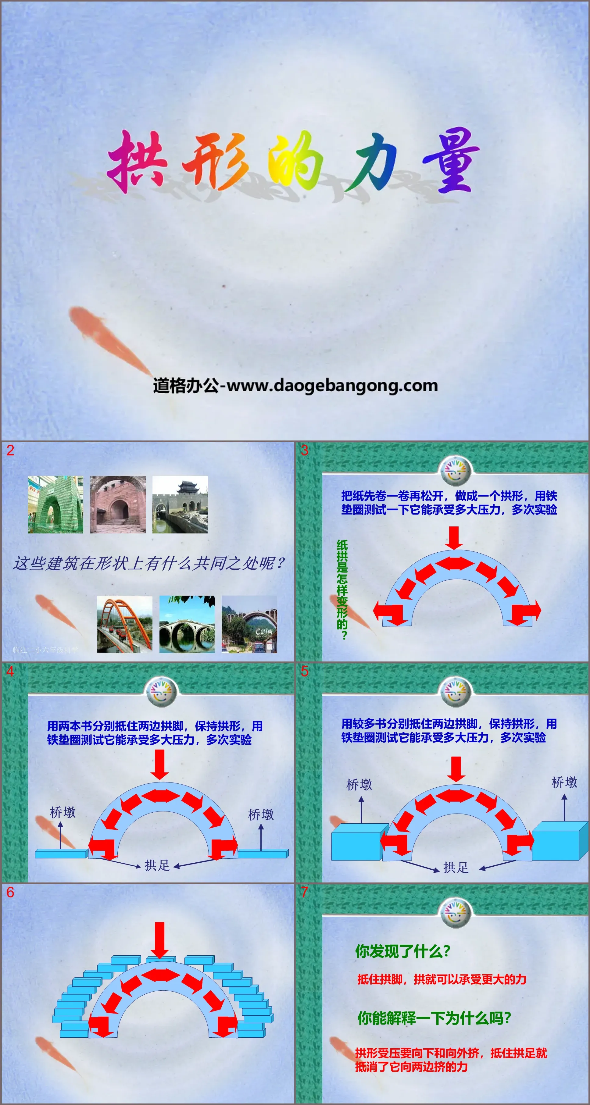 《拱形的力量》形状与结构PPT课件4