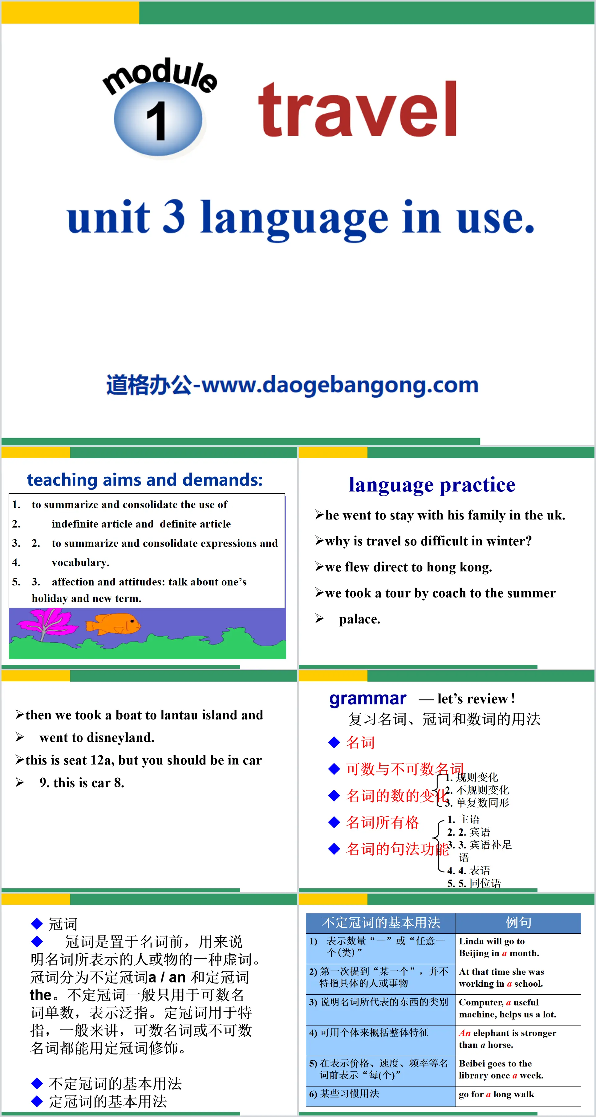 《Language in use》Travel PPT课件3
