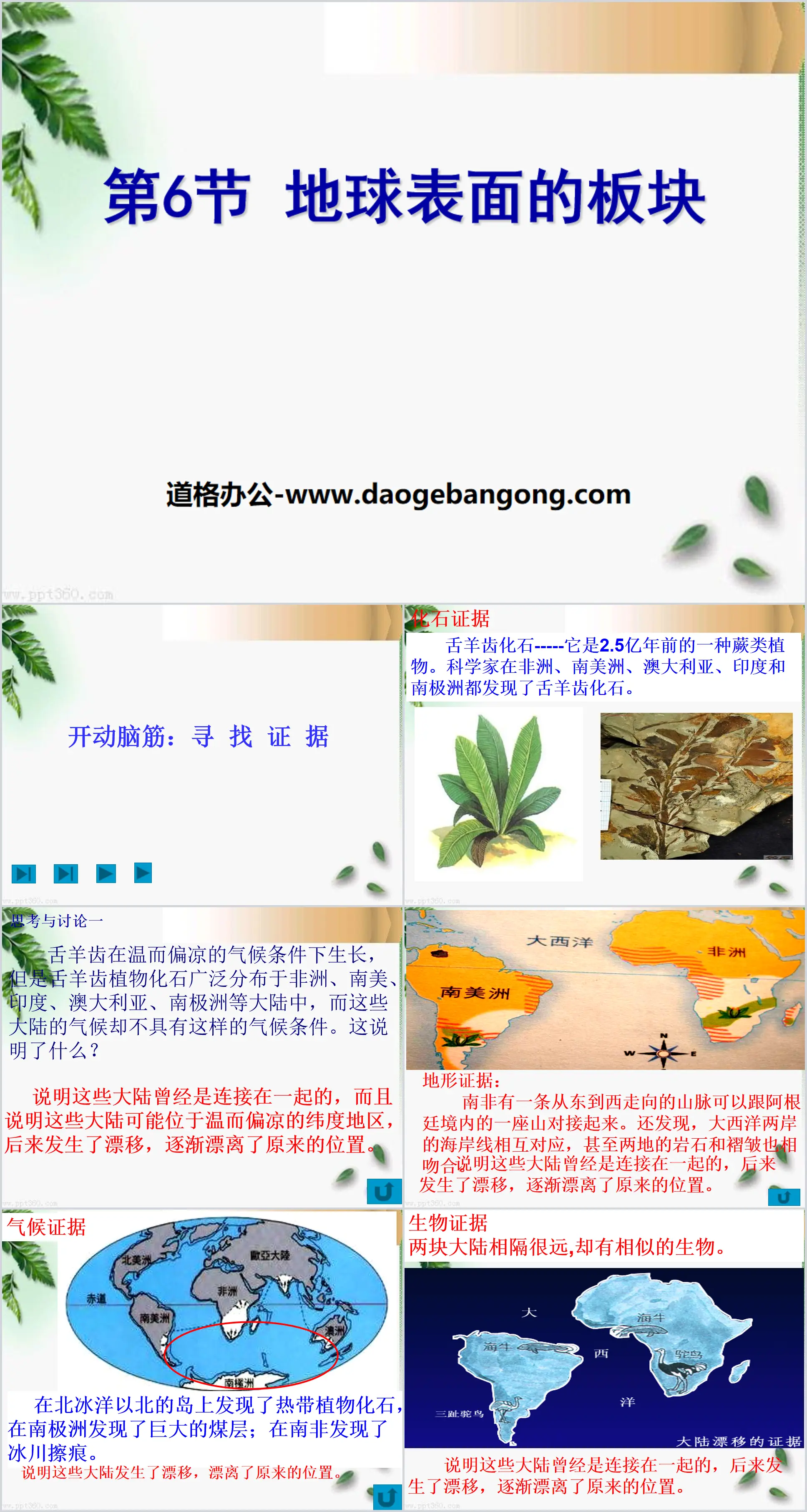 《地球表面的板块》PPT课件