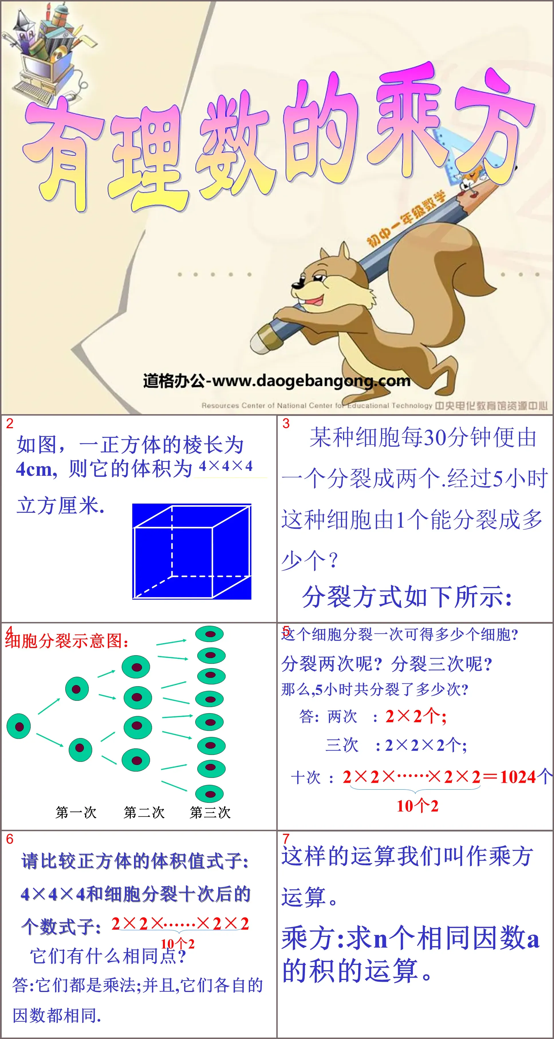 《有理數的乘》有理數及其運算PPT課件2