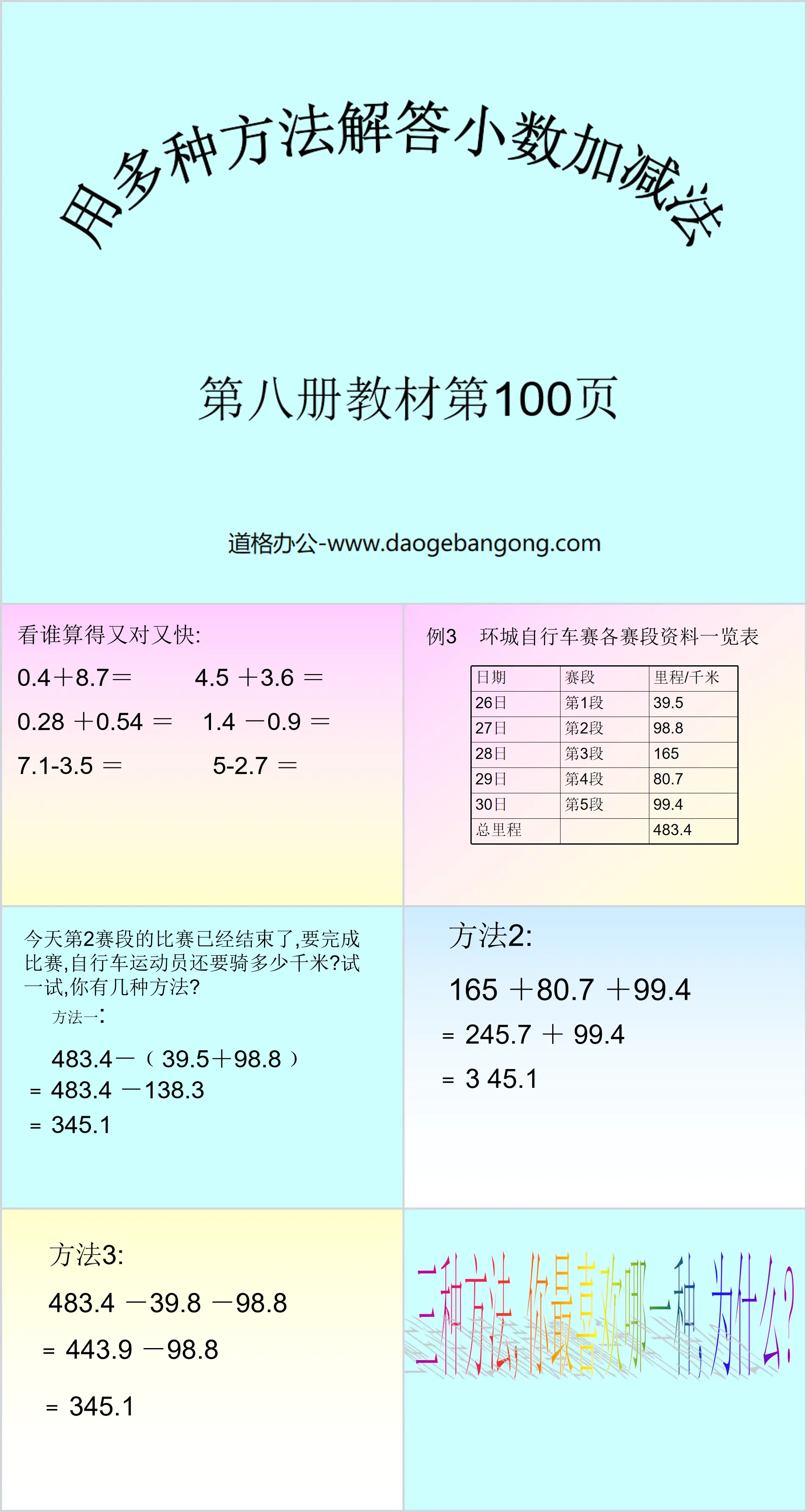 《小数加减混合运算》小数的加法和减法PPT课件2
