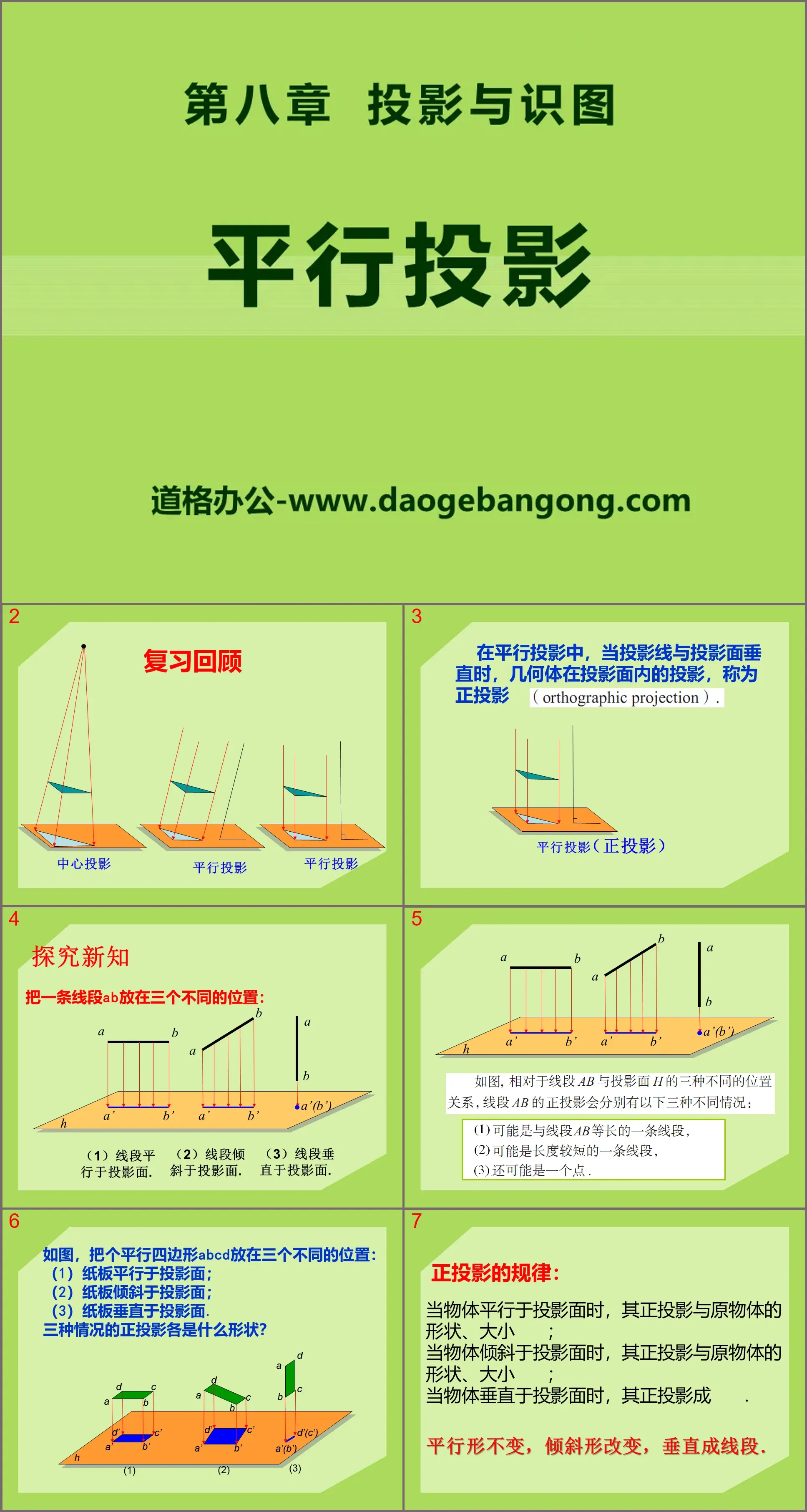 《平行投影》PPT课件2