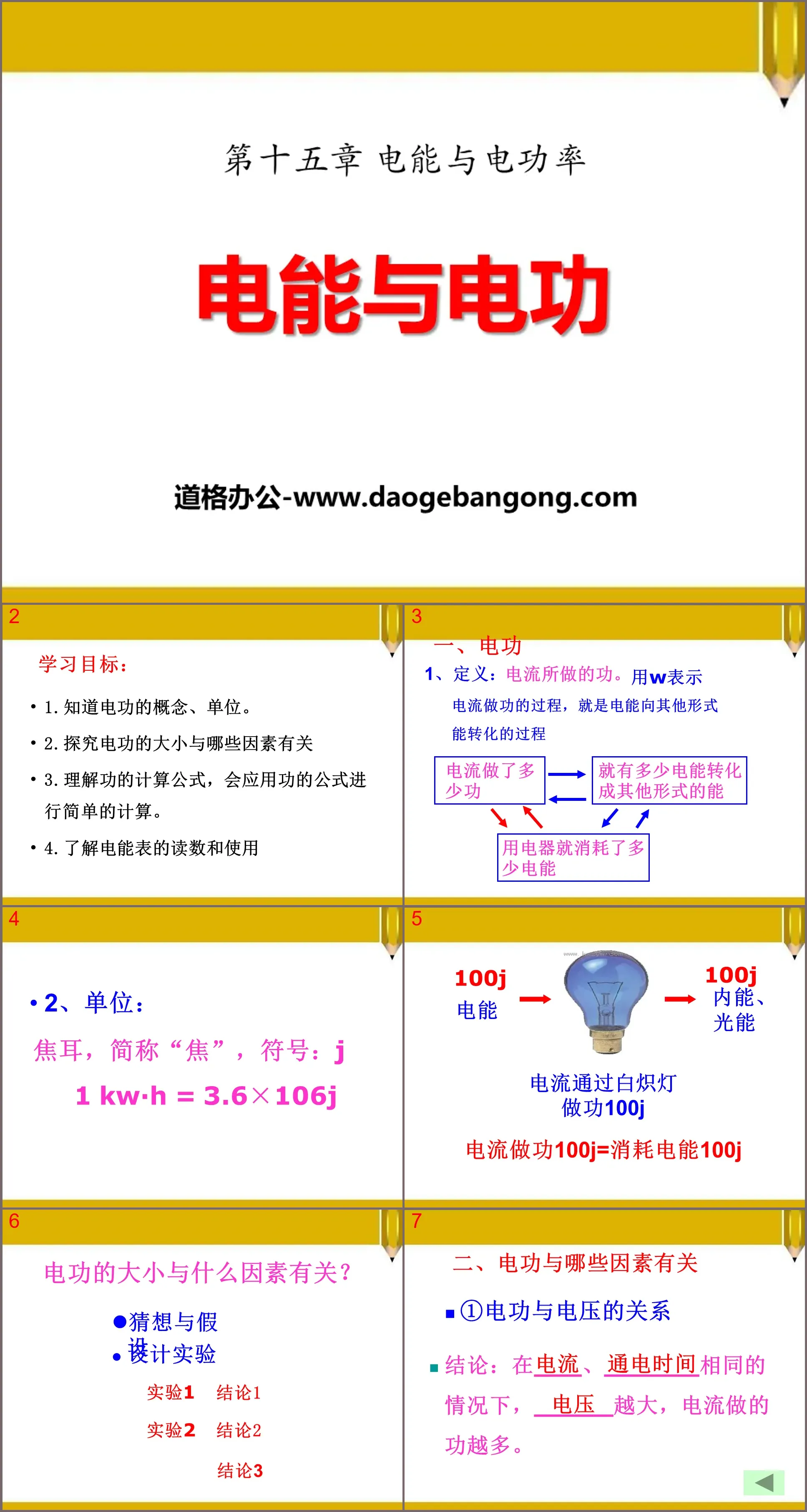 《电能与电功》电能与电功率PPT课件3