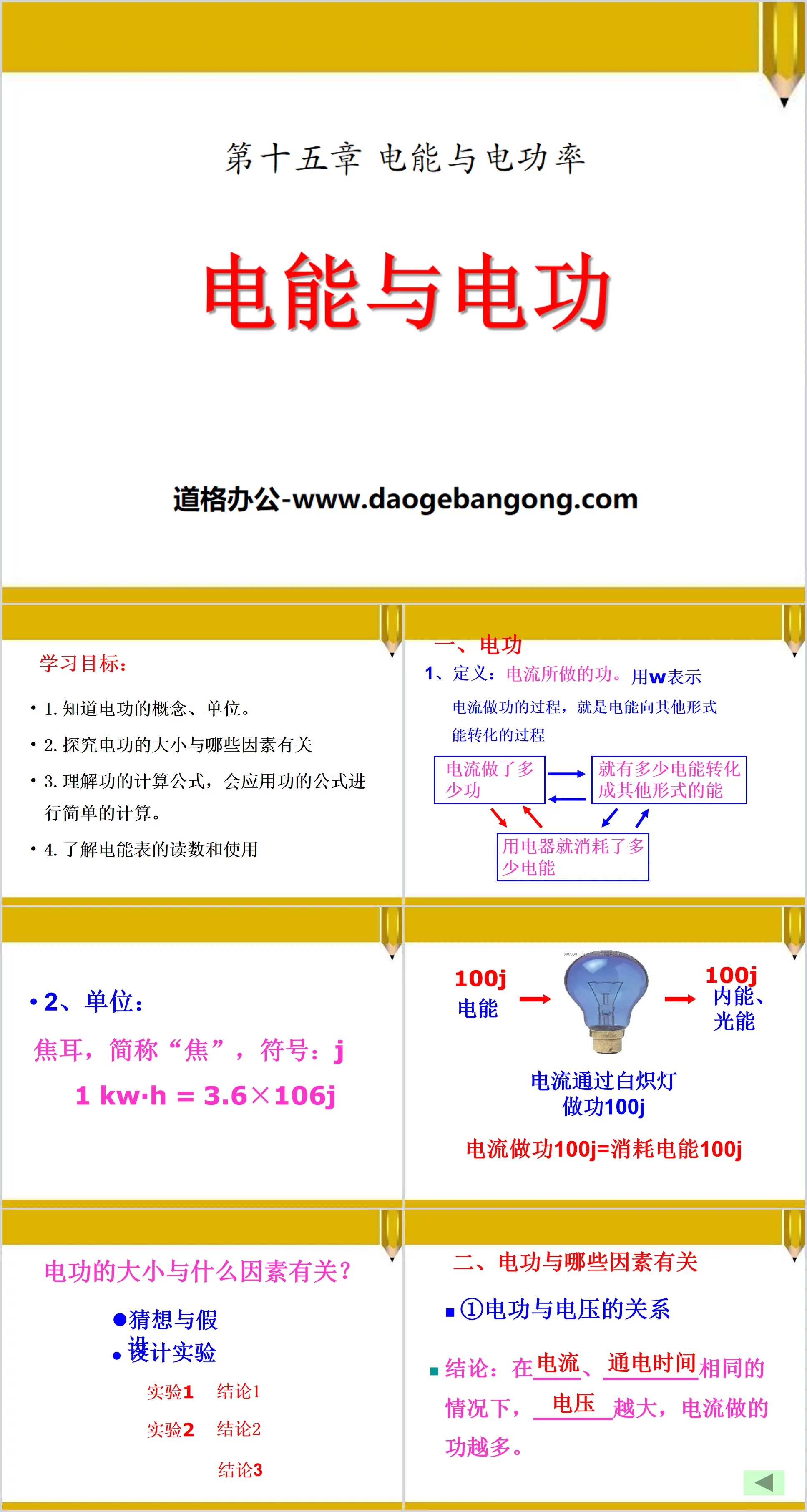 《电能与电功》电能与电功率PPT课件3
