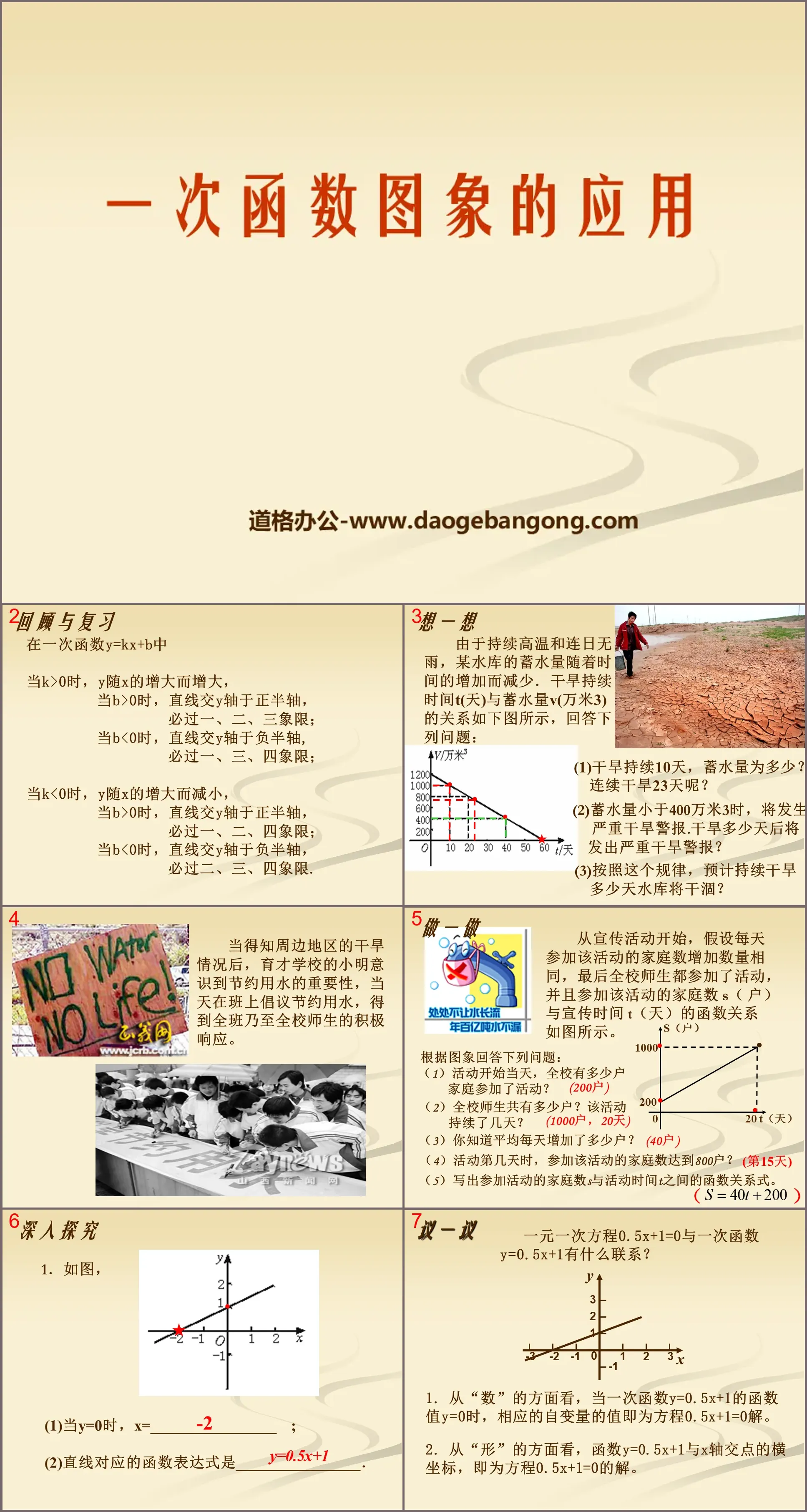 《一次函数图象的应用》一次函数PPT课件3