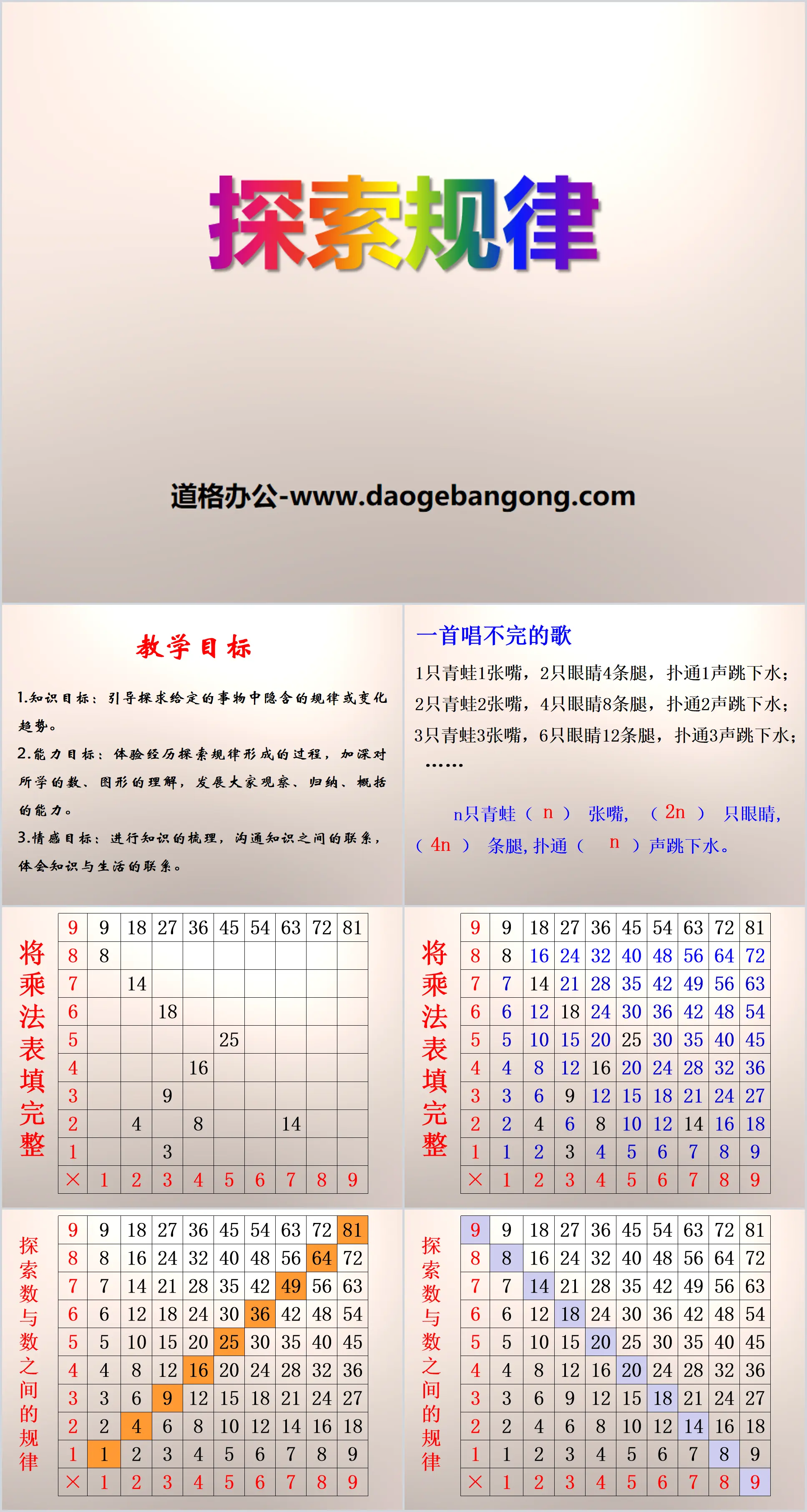 《探索规律》PPT
