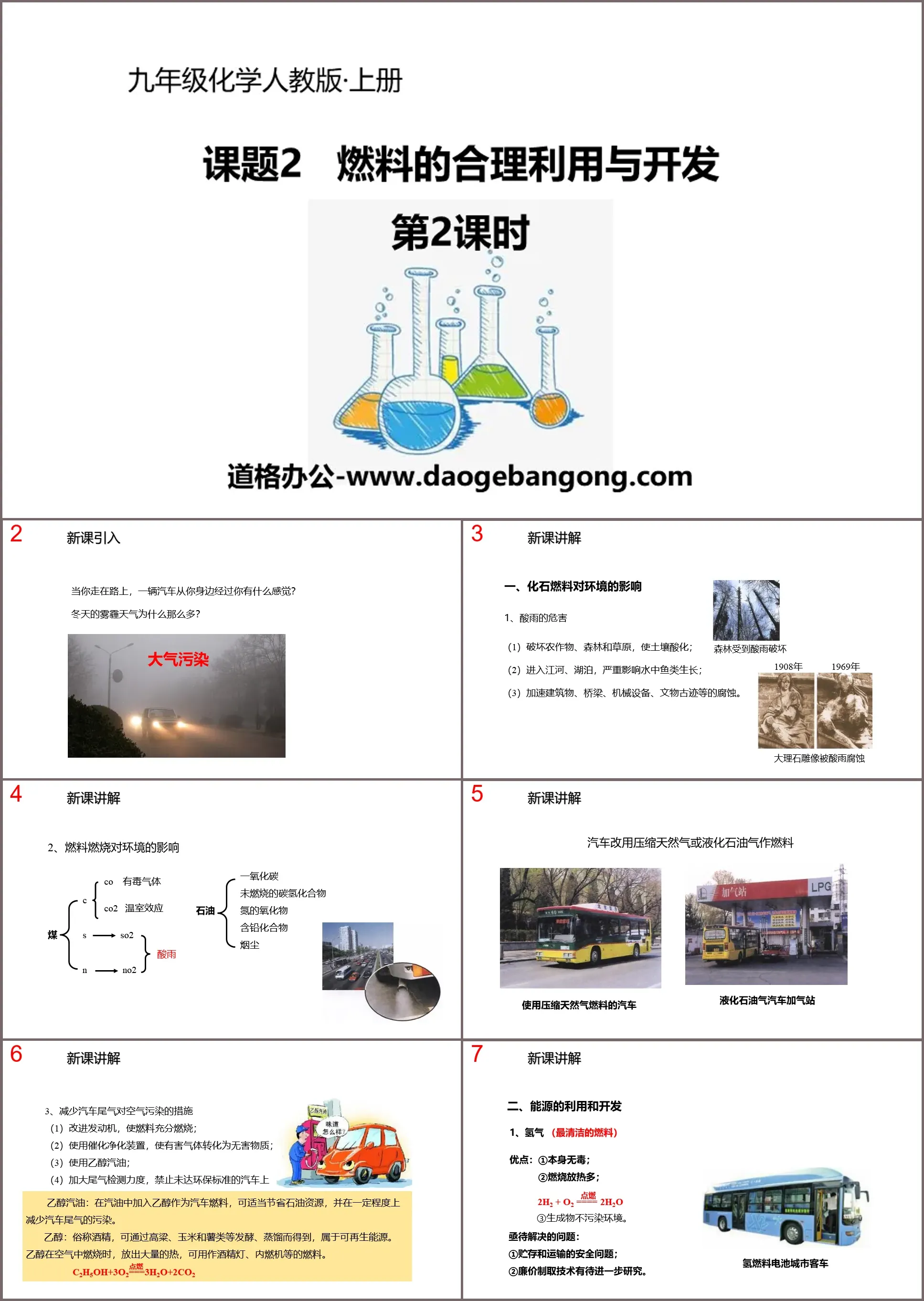 "Rational Utilization and Development of Fuels" Fuel and its Utilization PPT Courseware (Lesson 2)