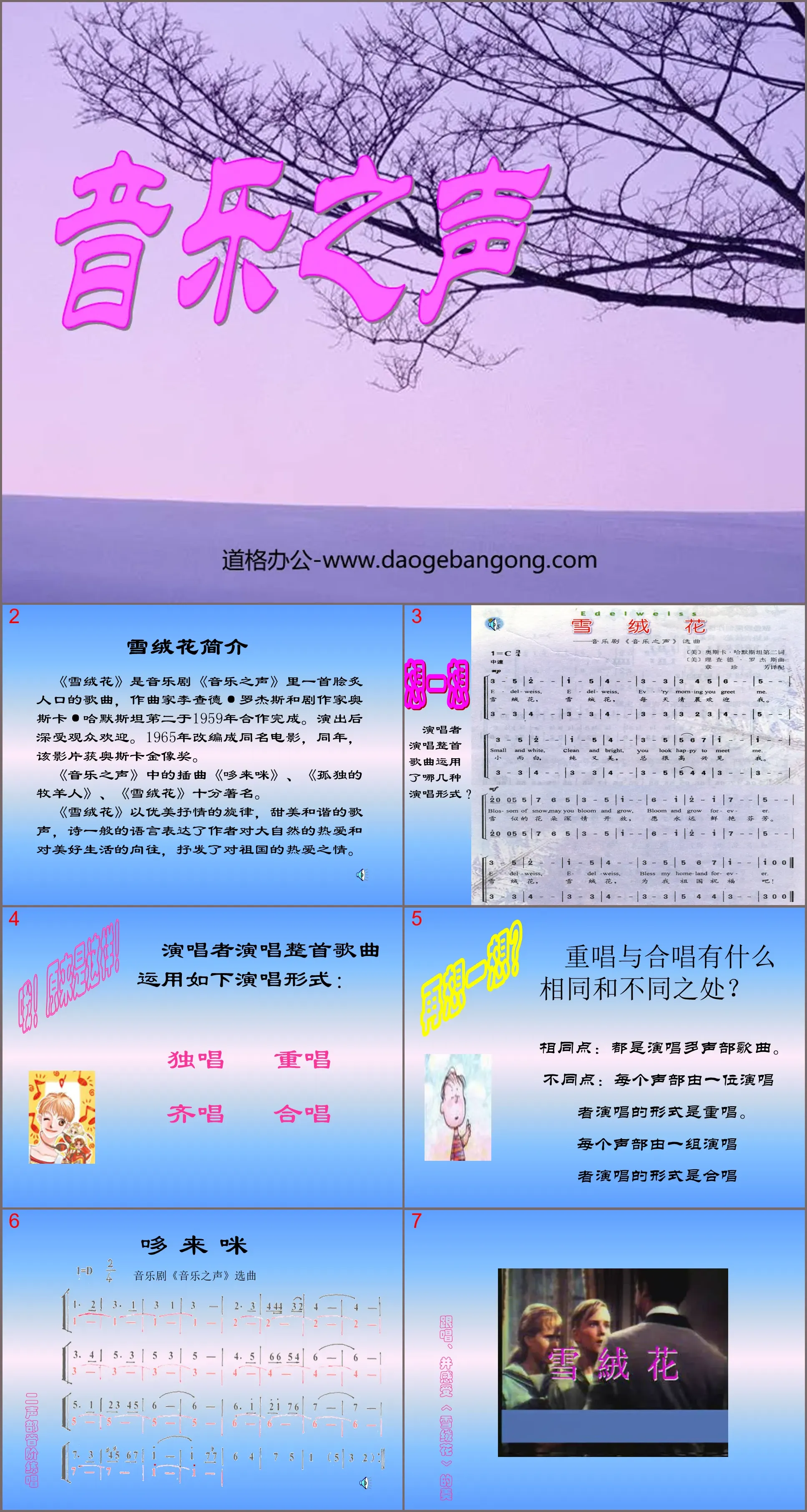 《音乐之声》PPT课件2