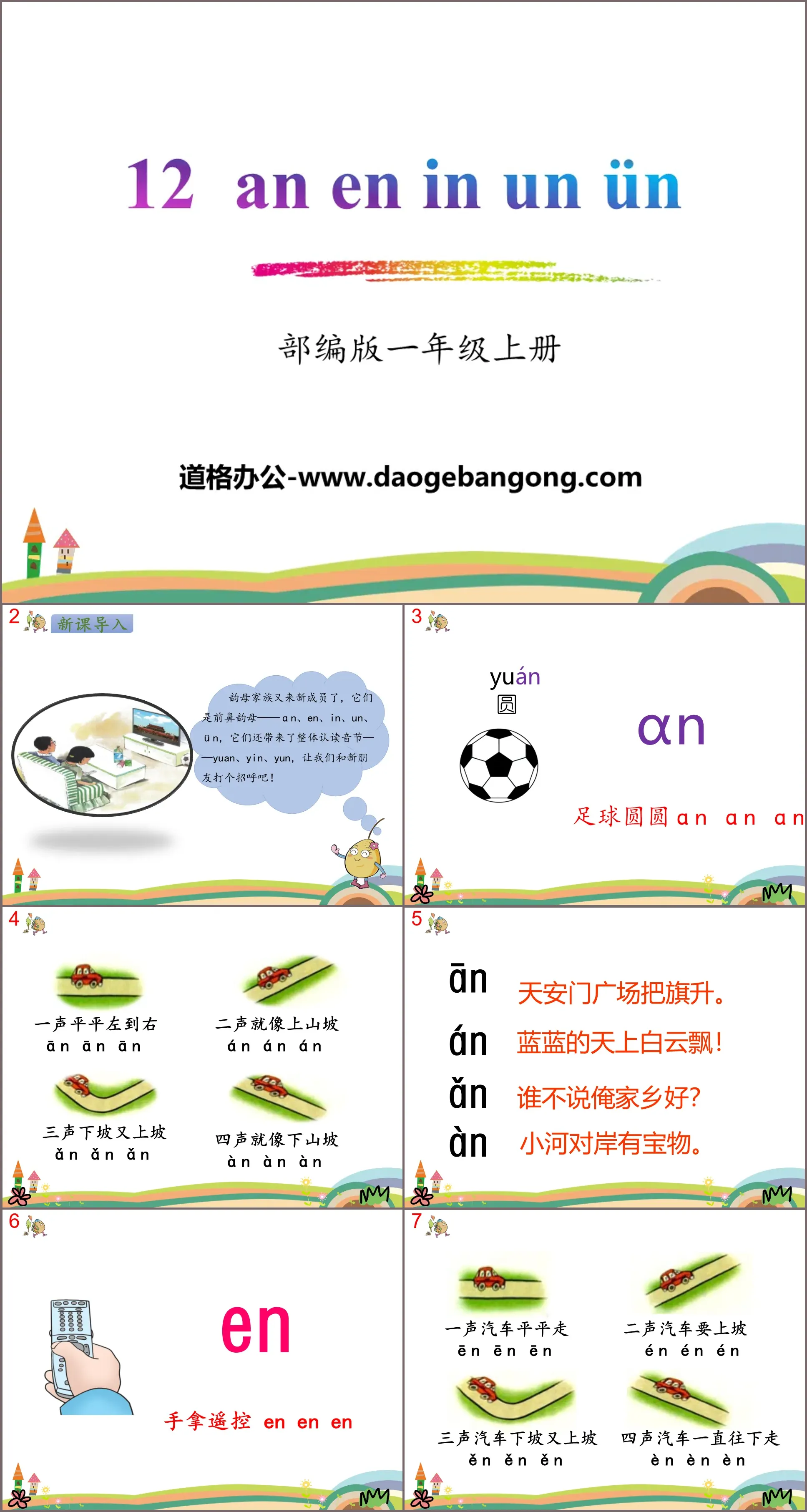 Pinyin "aneninunün" PPT