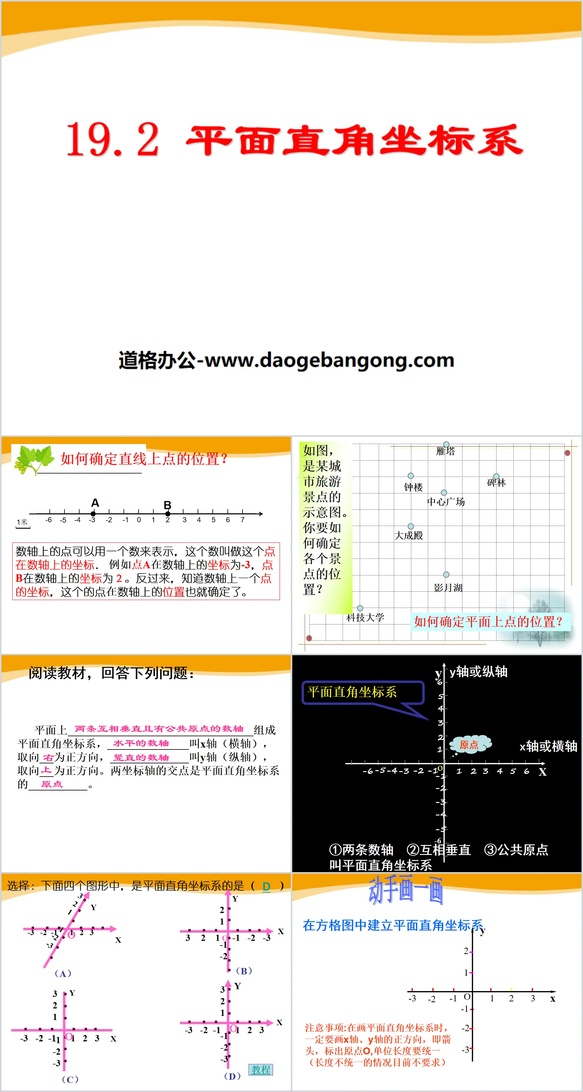 《平面直角坐标系》PPT
