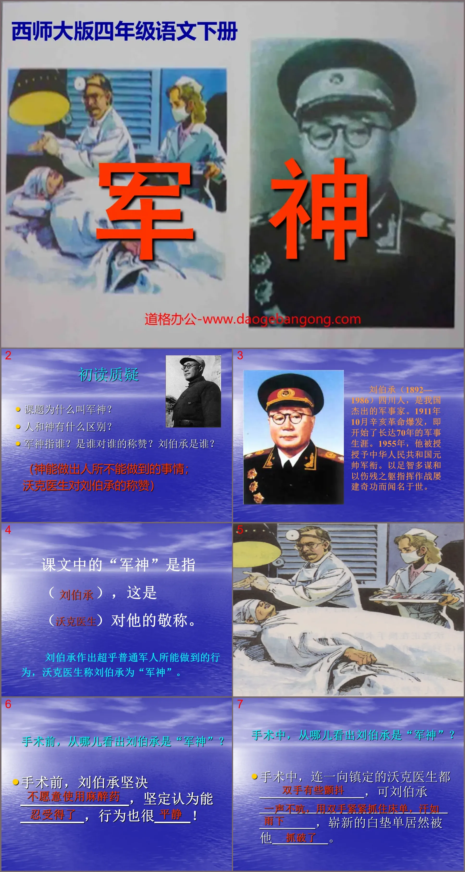 《軍神》PPT課件4