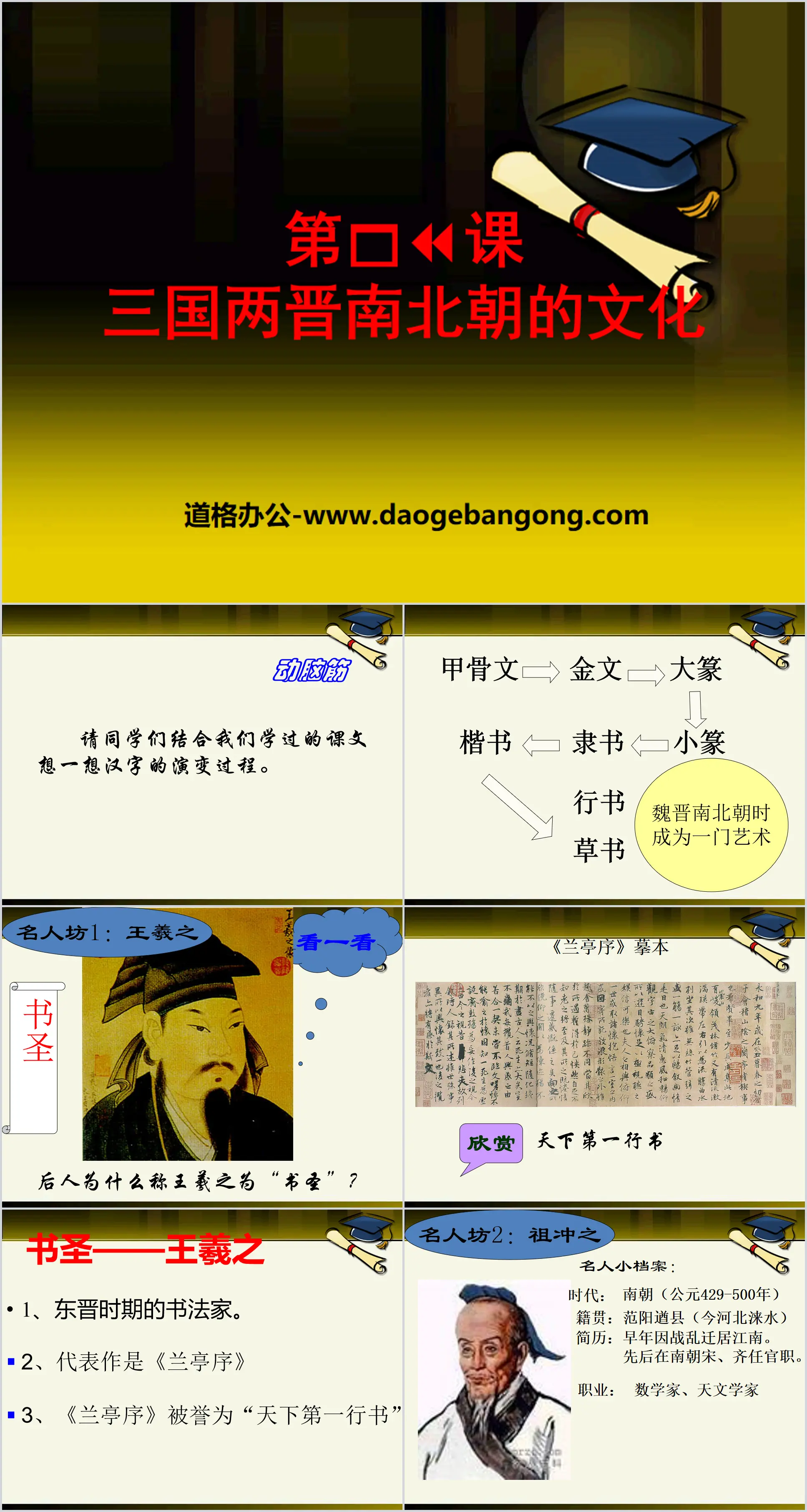 "The Culture of Three Kingdoms, Two Jins, Southern and Northern Dynasties" Separation of political power and ethnic integration - Three Kingdoms, Two Jins, Southern and Northern Dynasties PPT courseware 2