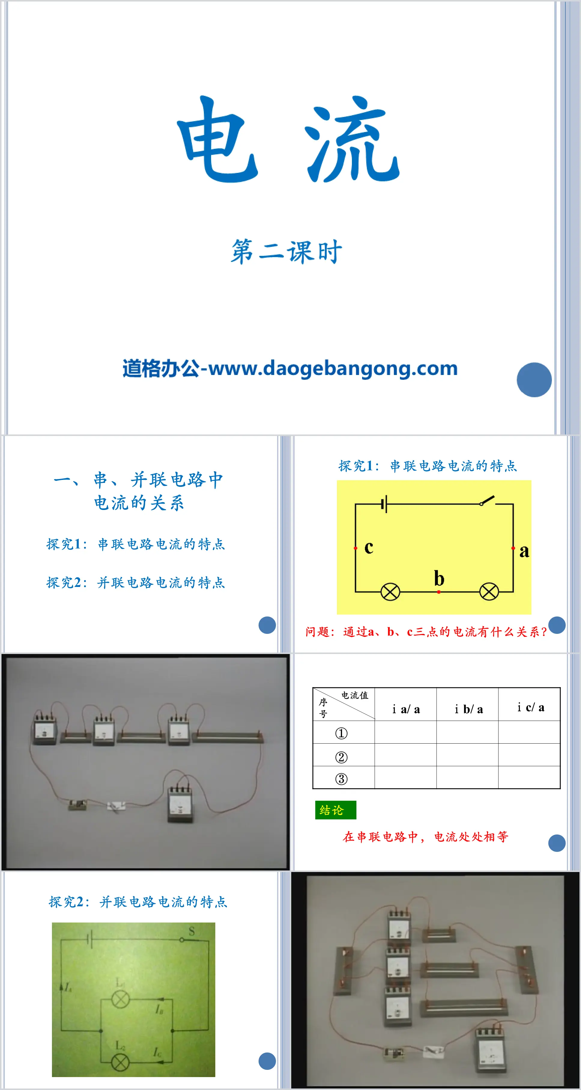 《電流》簡單電路PPT課件2