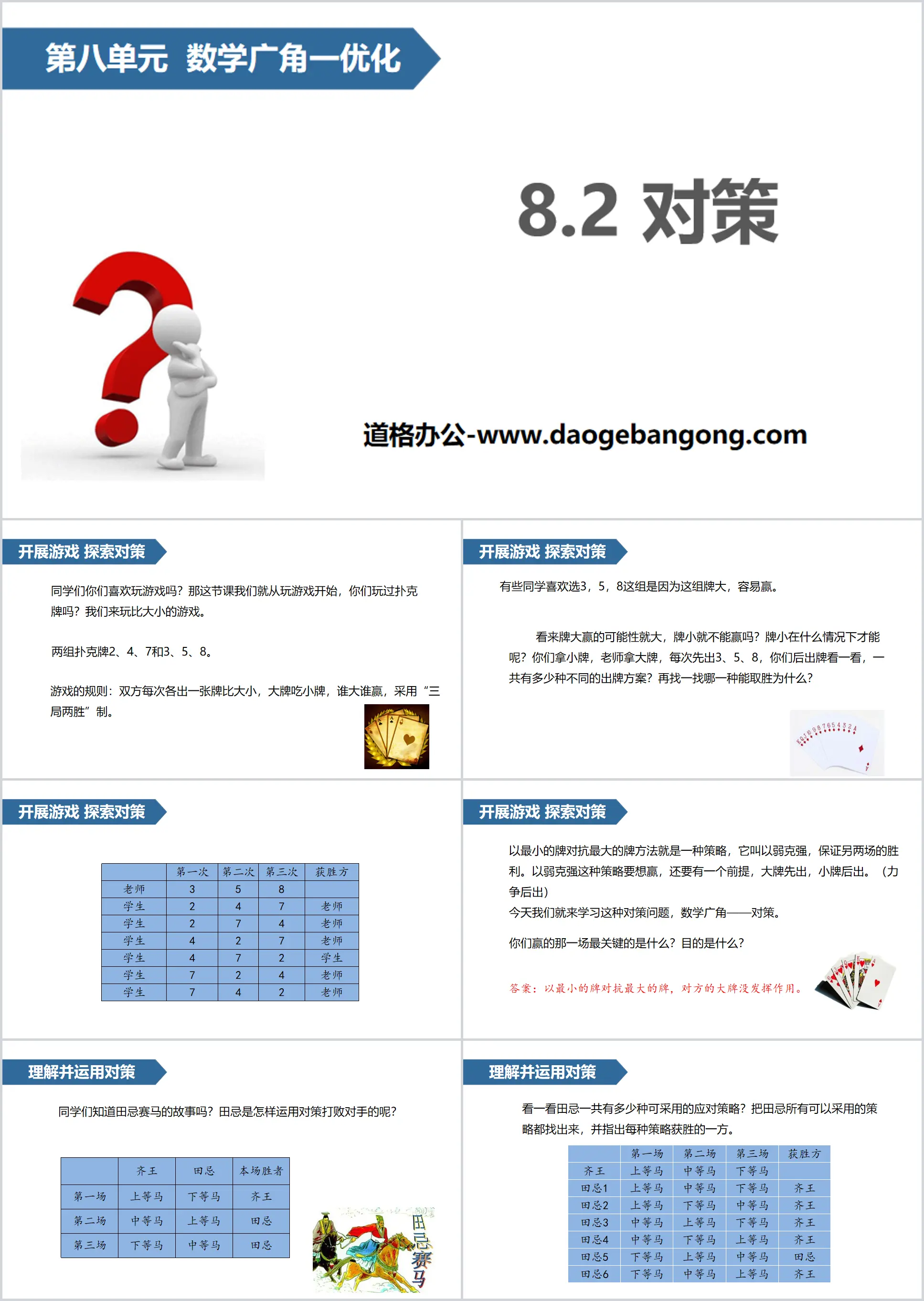 《對策》數學廣角―優化PPT