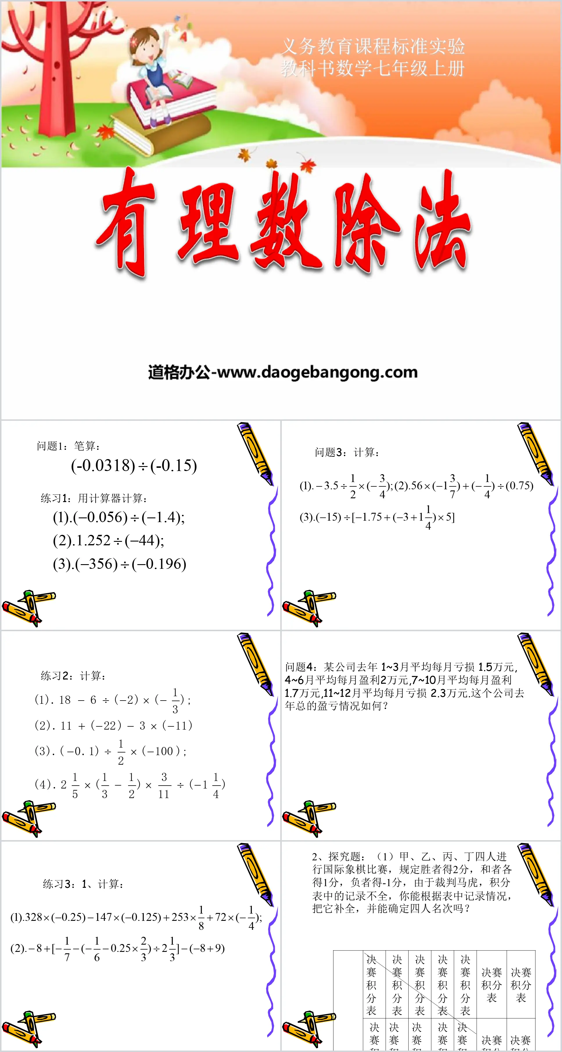 《有理數除法》有理數PPT課件2