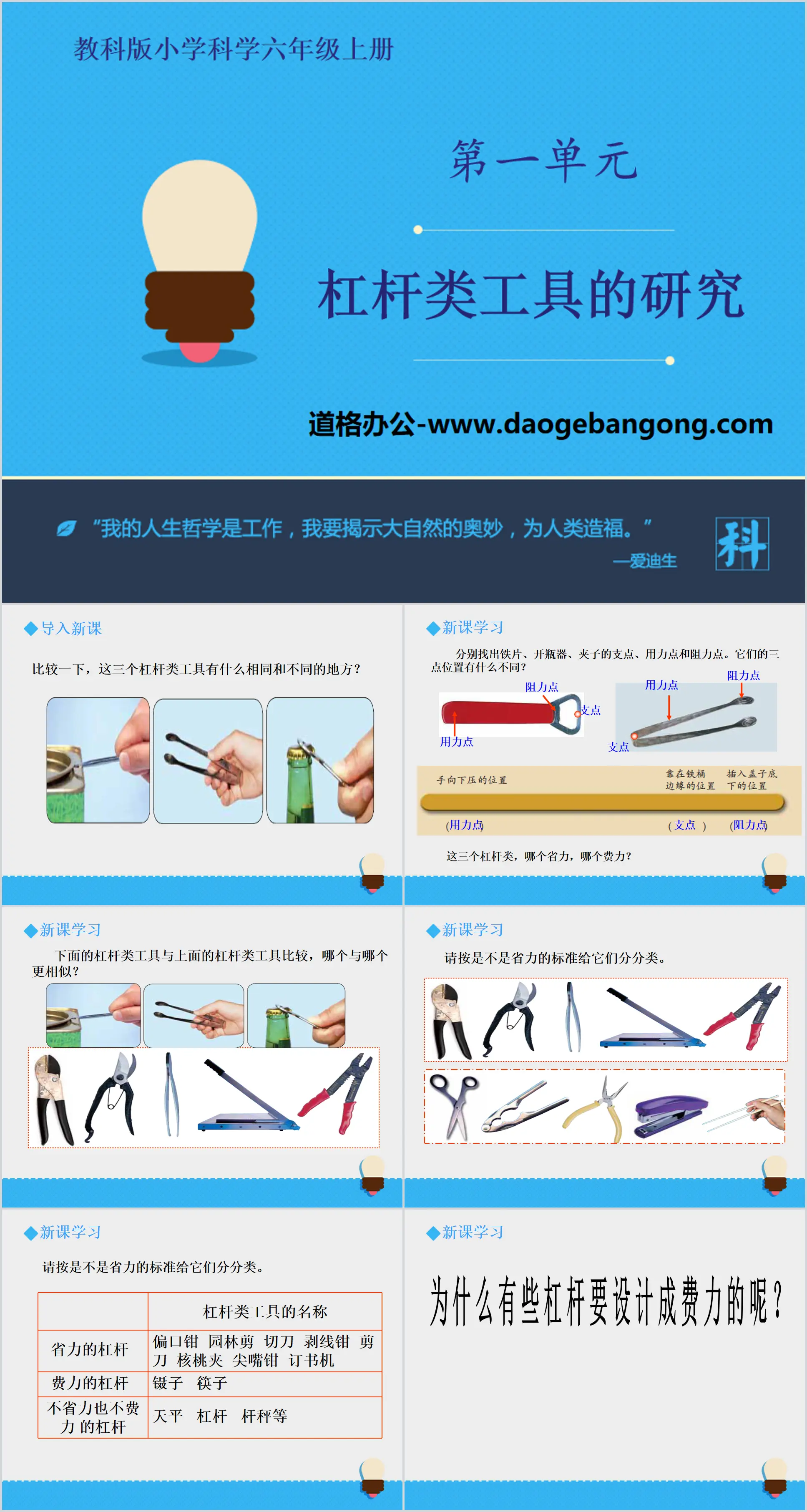 《槓桿類工具的研究》工具與機械PPT下載