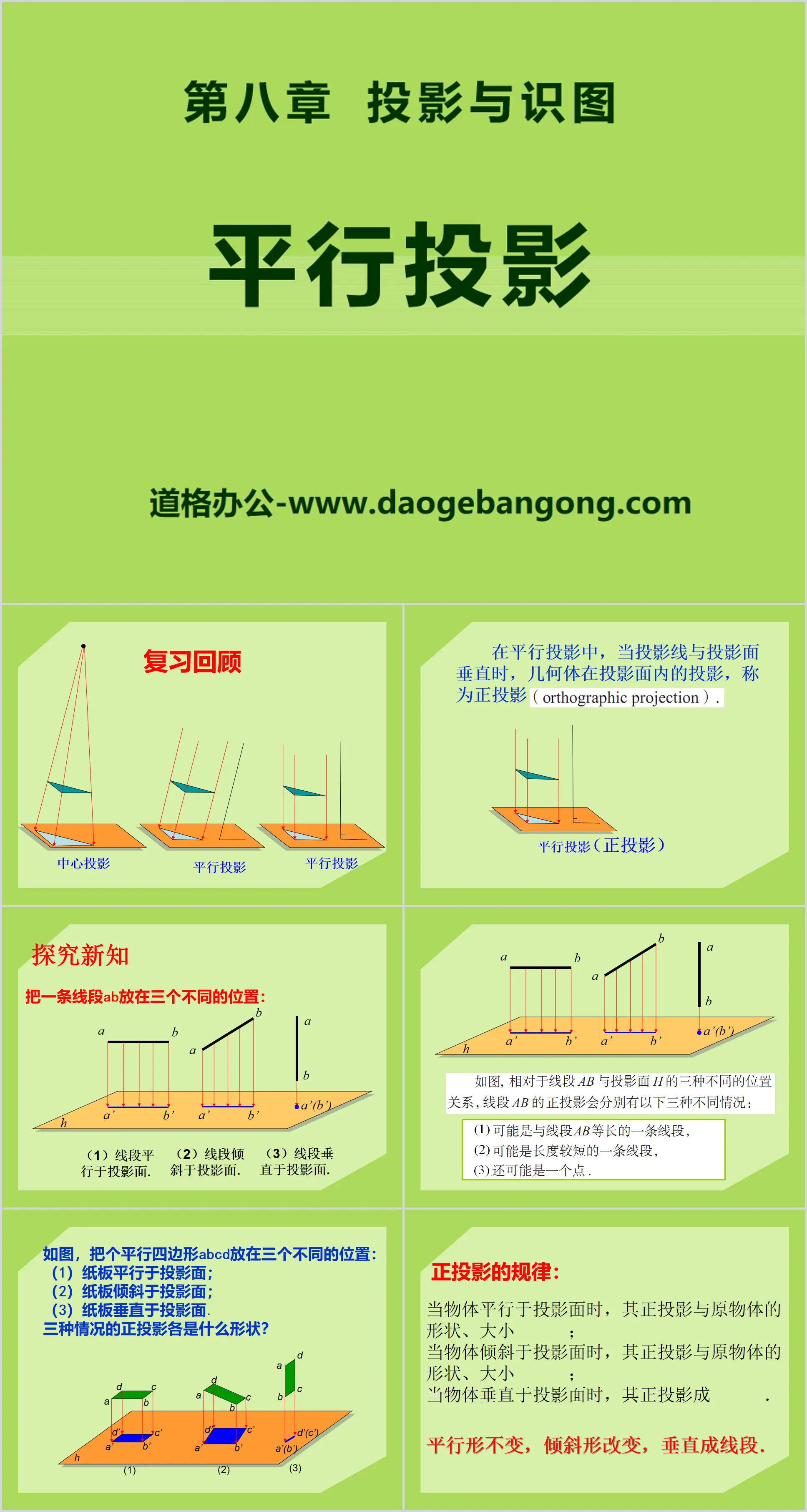 《平行投影》PPT课件2
