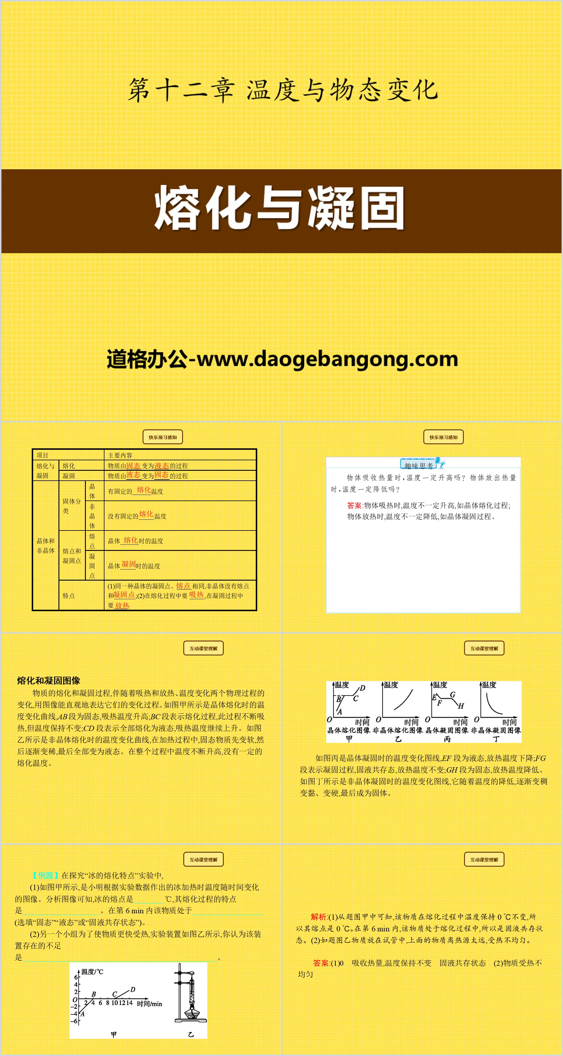 《熔化與凝固》溫度與物態變化PPT課件3