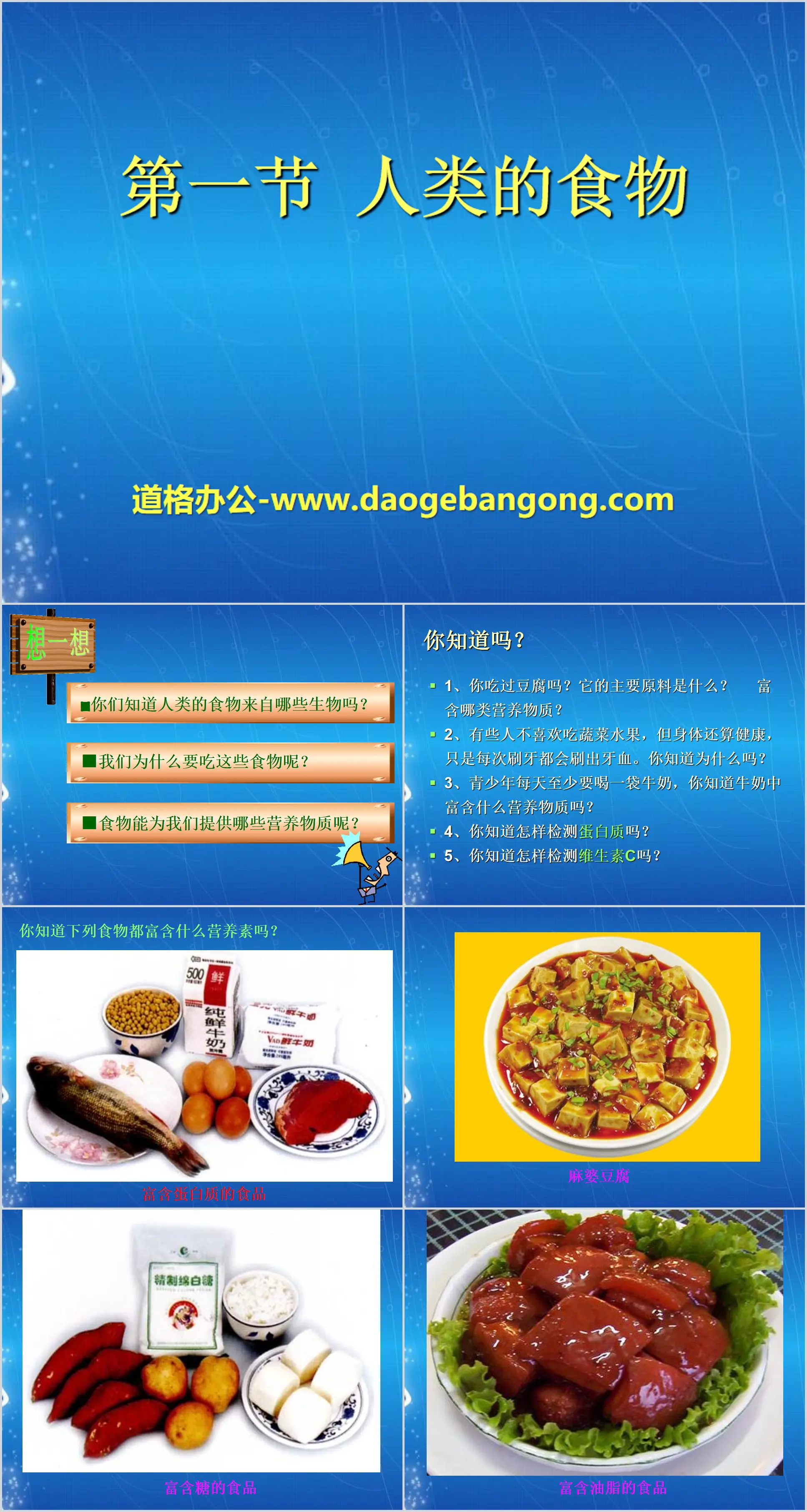 《人类的食物》PPT