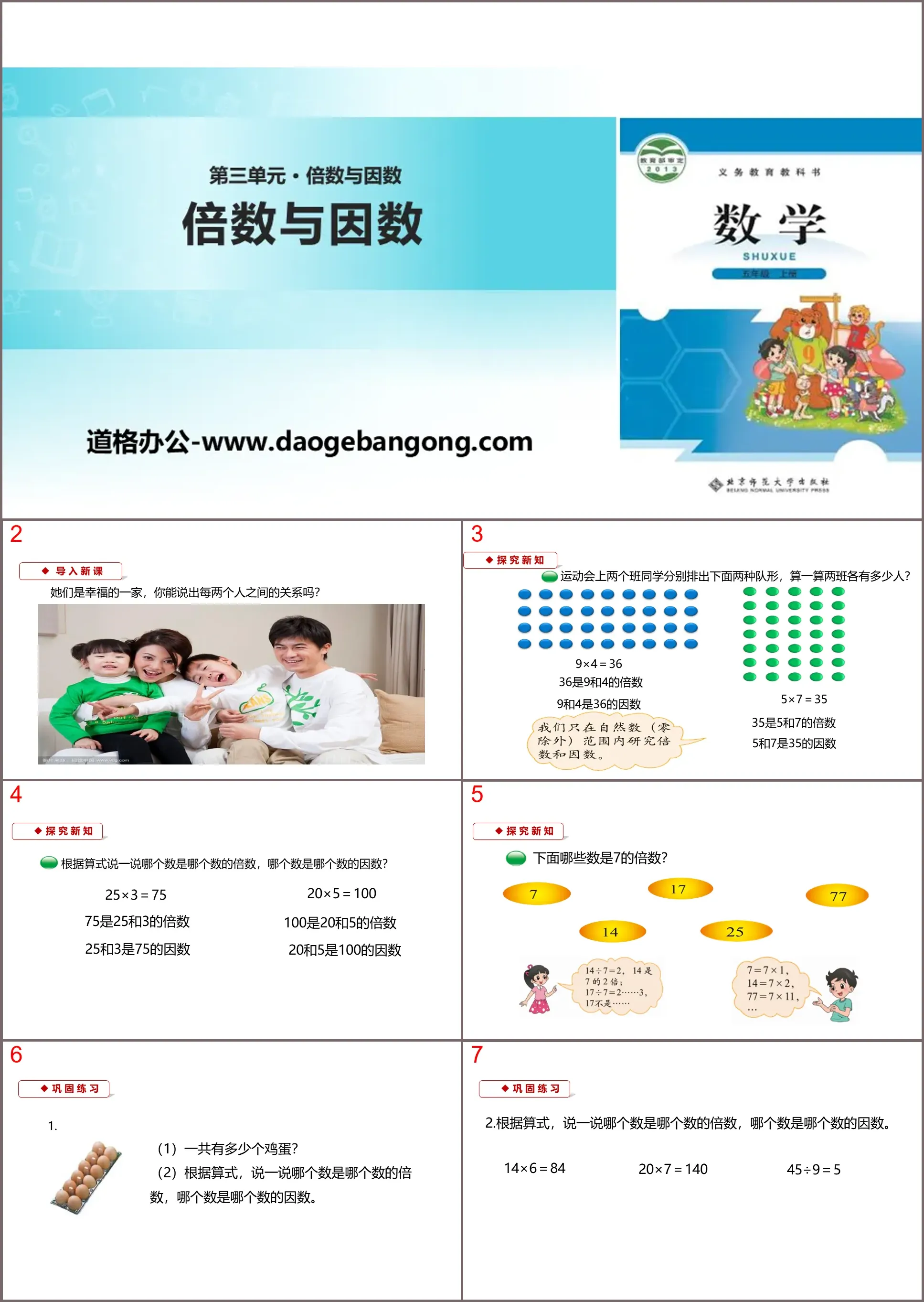 "Multiples and Factors" Multiples and Factors PPT download