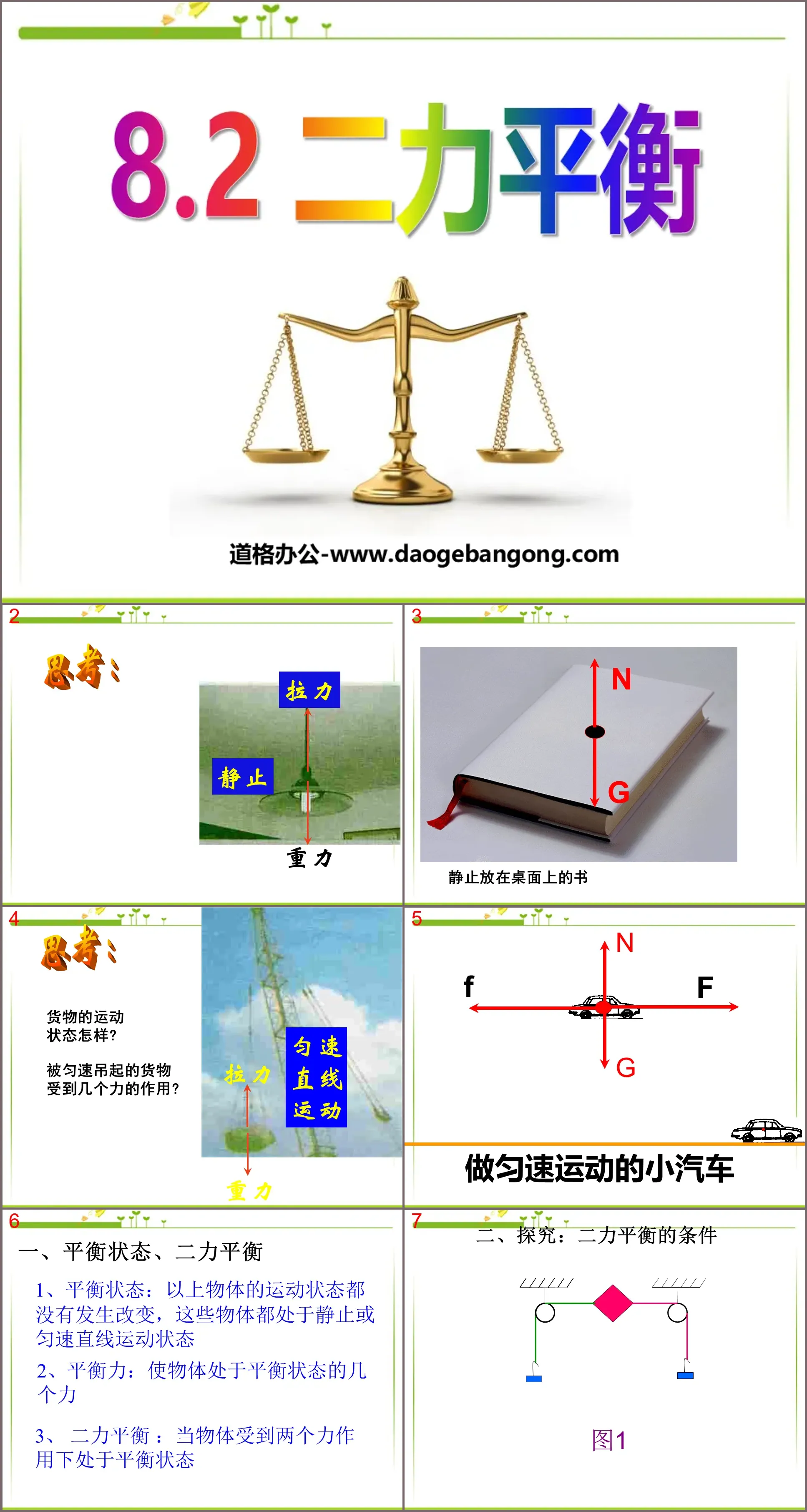 《二力平衡》运动和力PPT课件6