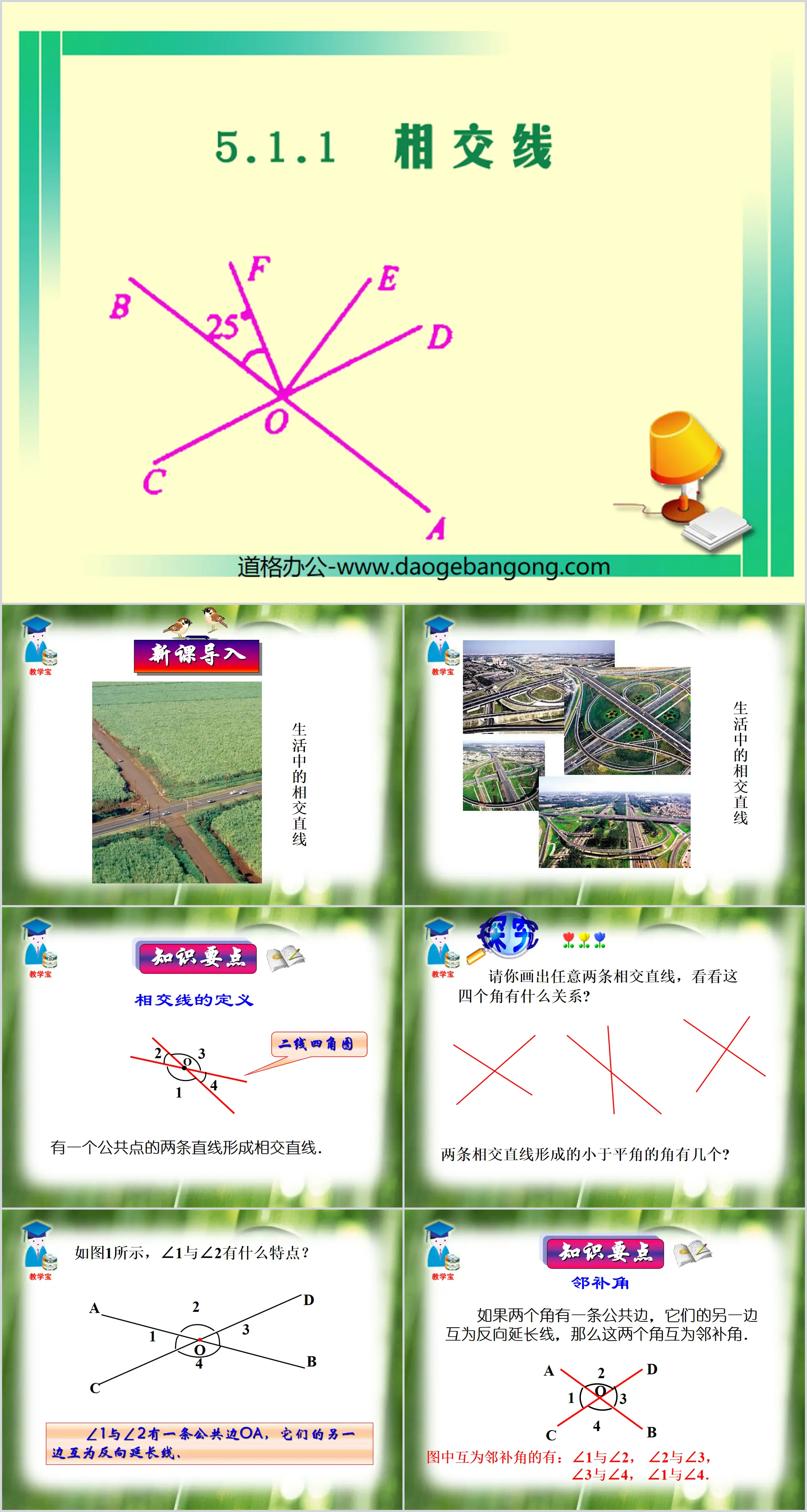 《相交线》相交线与平行线PPT课件3
