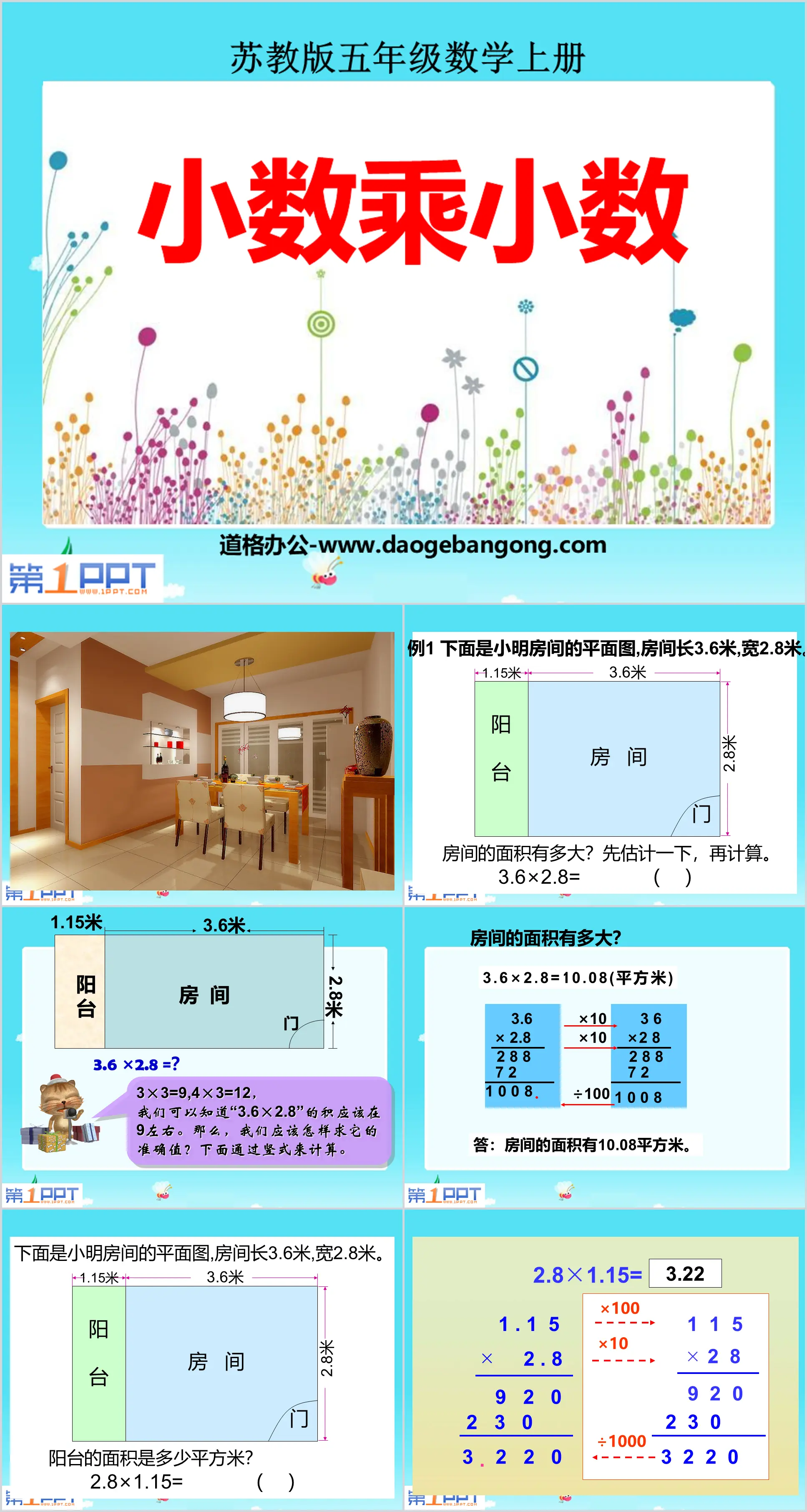 "Multiplying Decimals by Decimals" Multiplication and Division of Decimals PPT Courseware