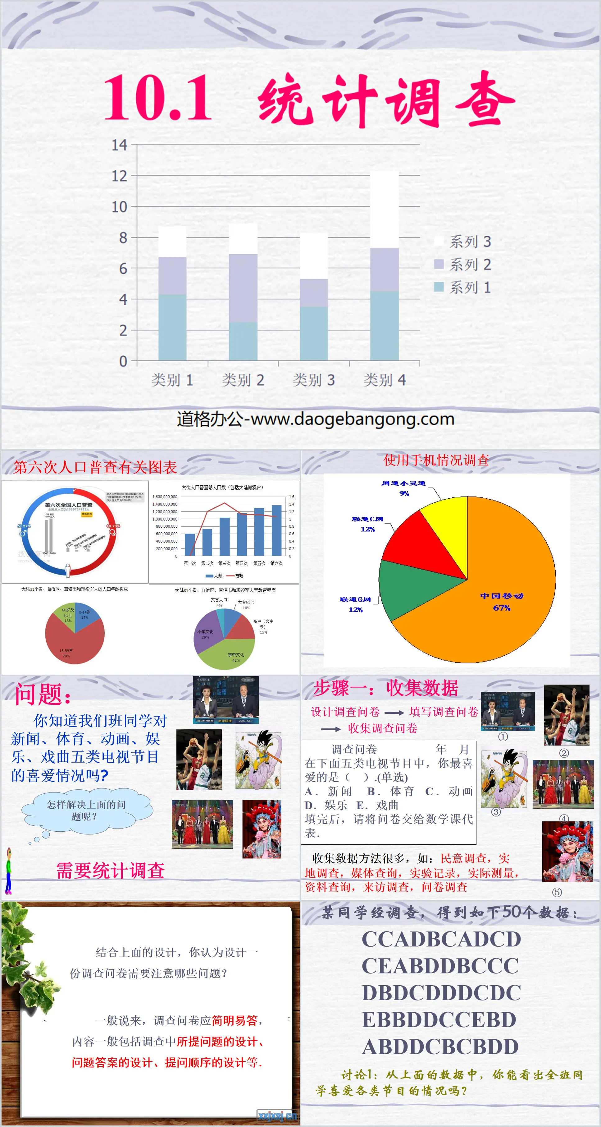 《統計調查》資料的蒐集、整理與描述PPT課件5