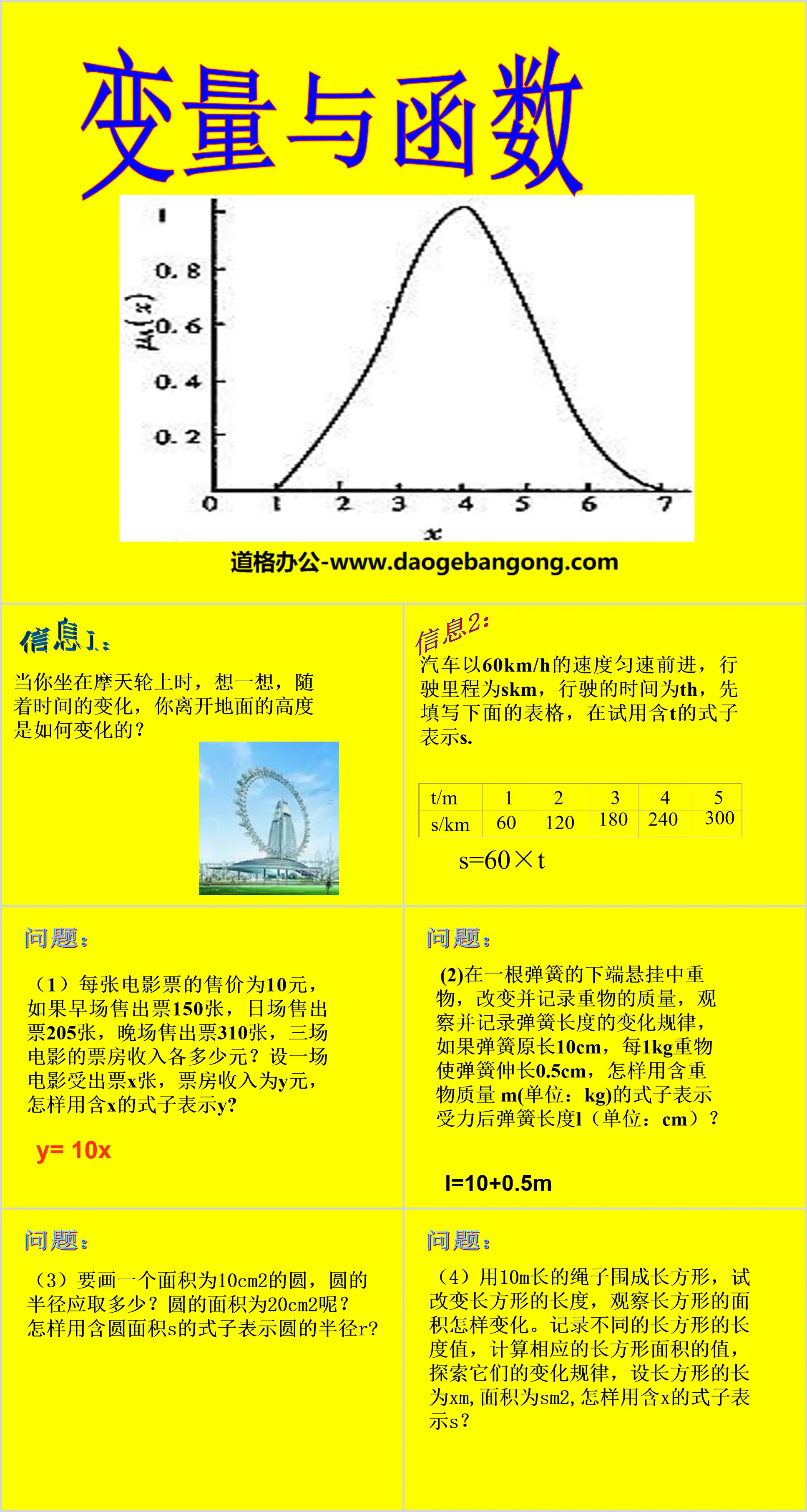 《变量与函数》一次函数PPT课件6
