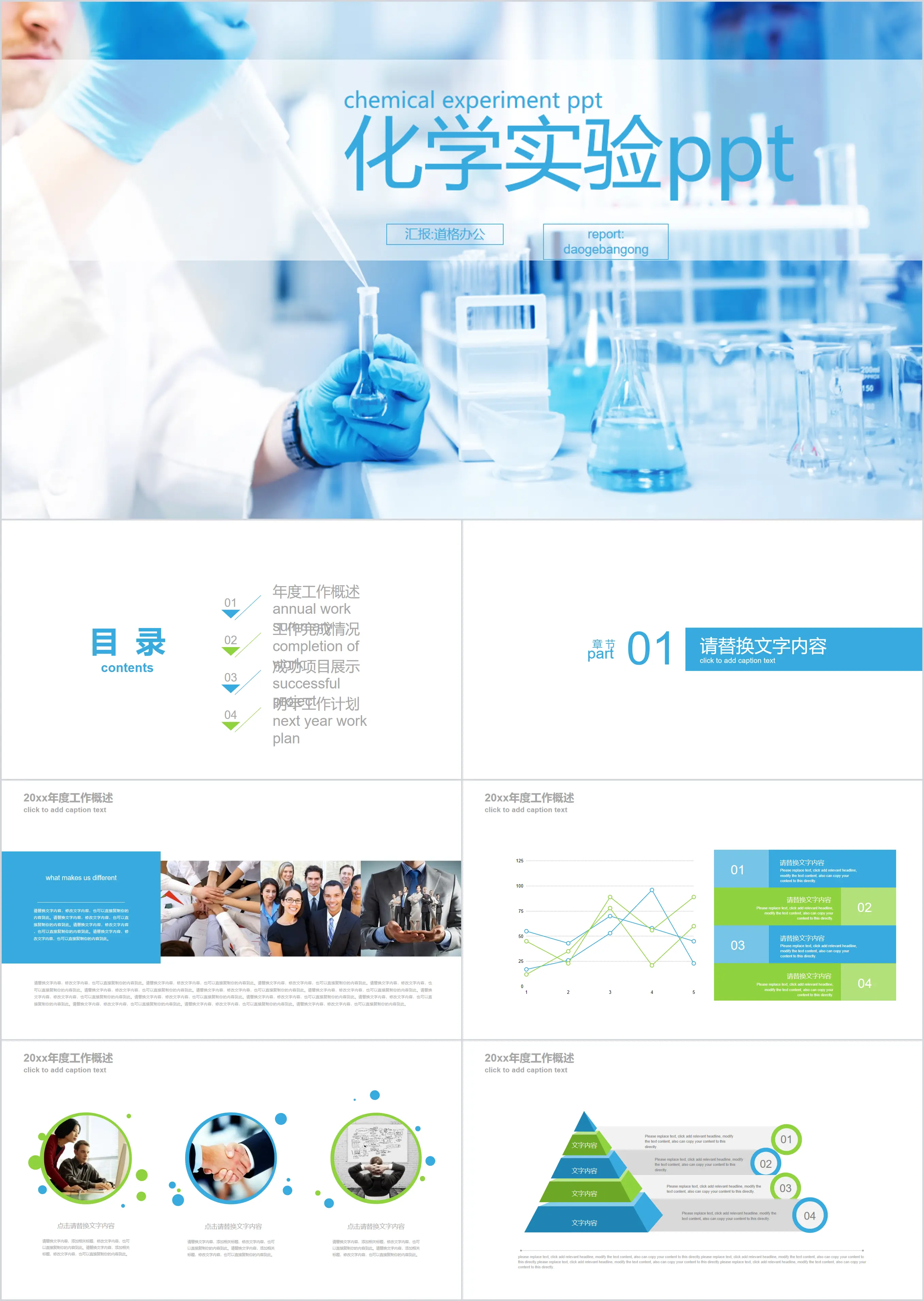 Chemistry laboratory PPT template