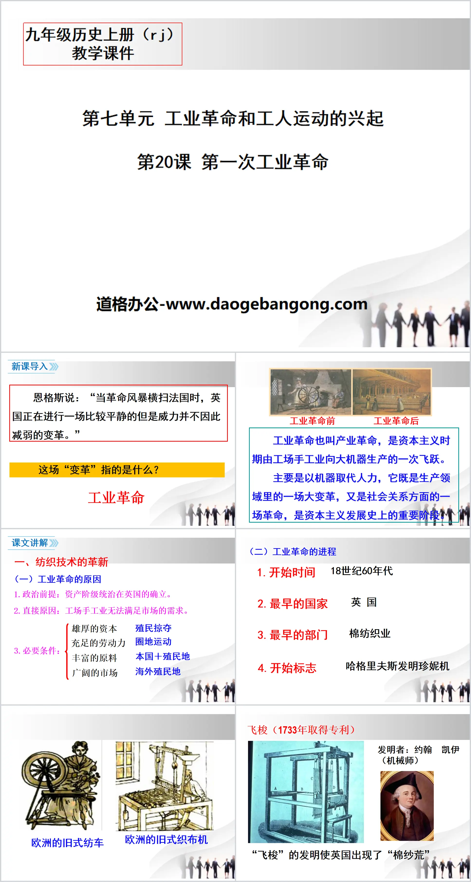 《第一次工業革命》PPT