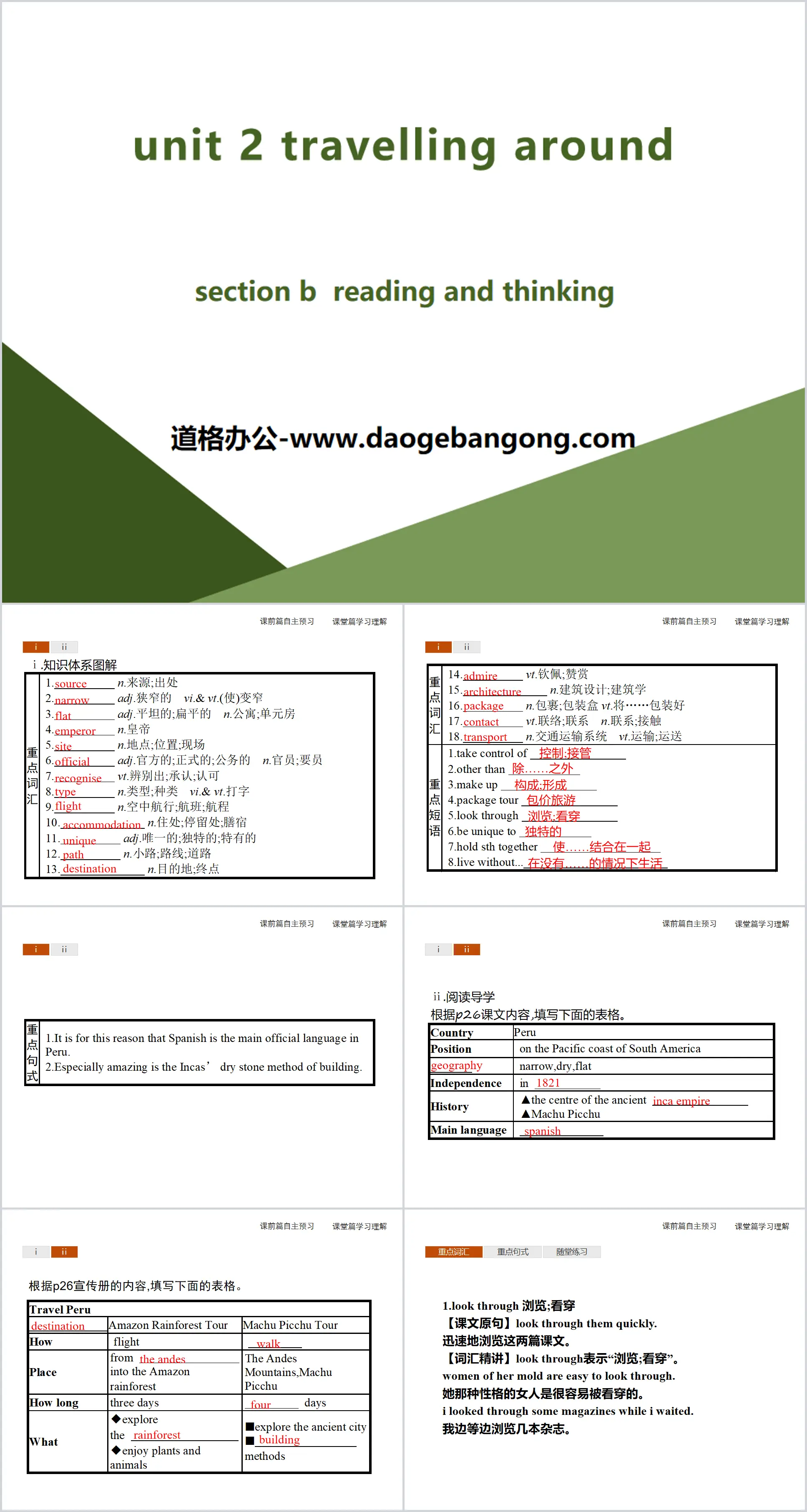 Section B PPT « Voyager »