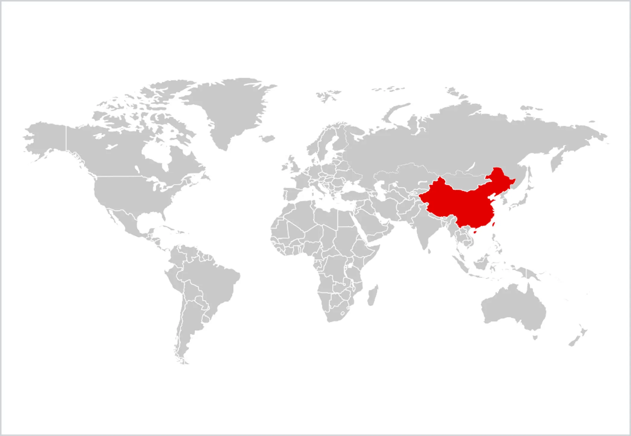 -Tous les pays peuvent éditer la carte du monde