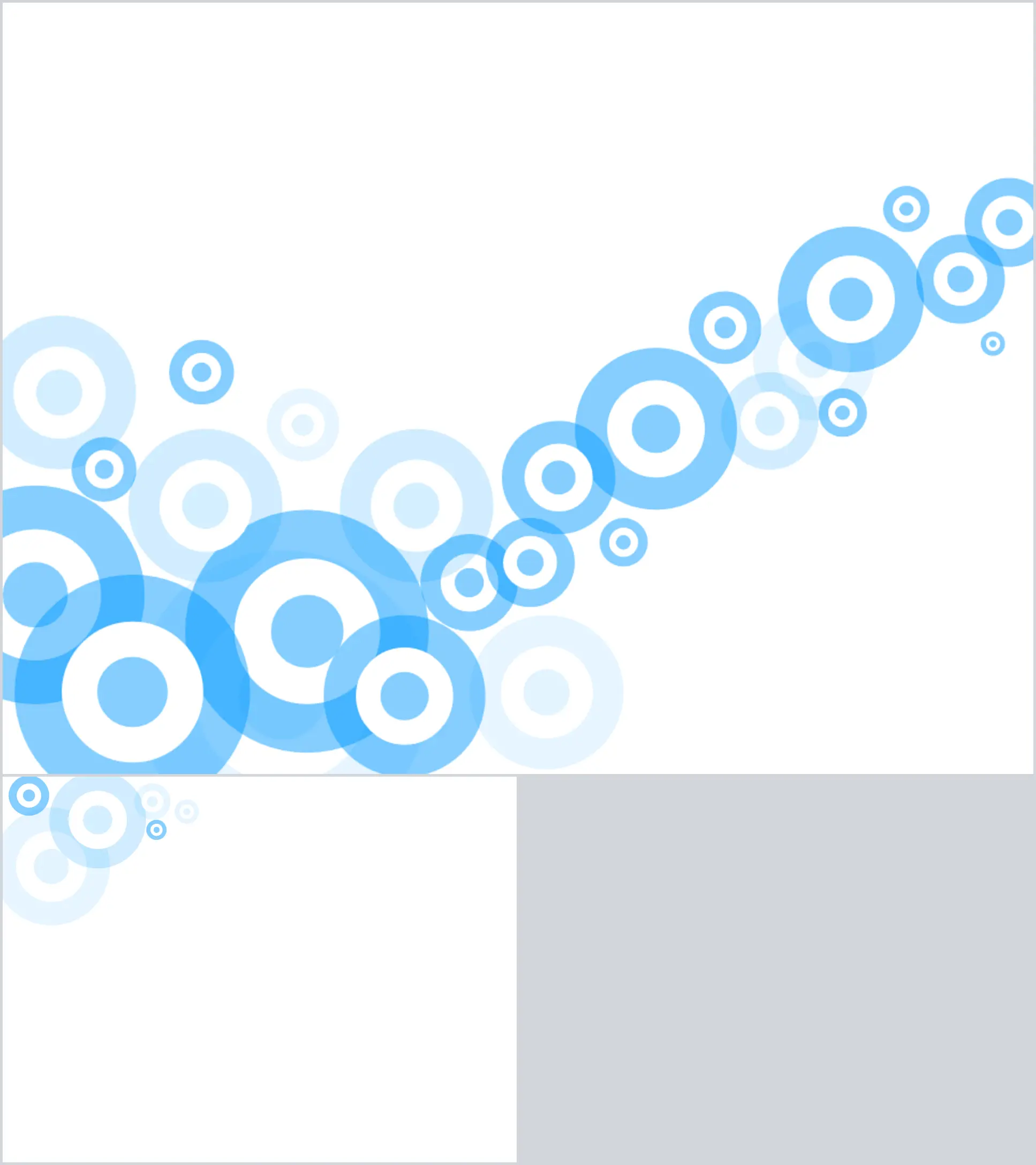 Art design blue circle PPT background