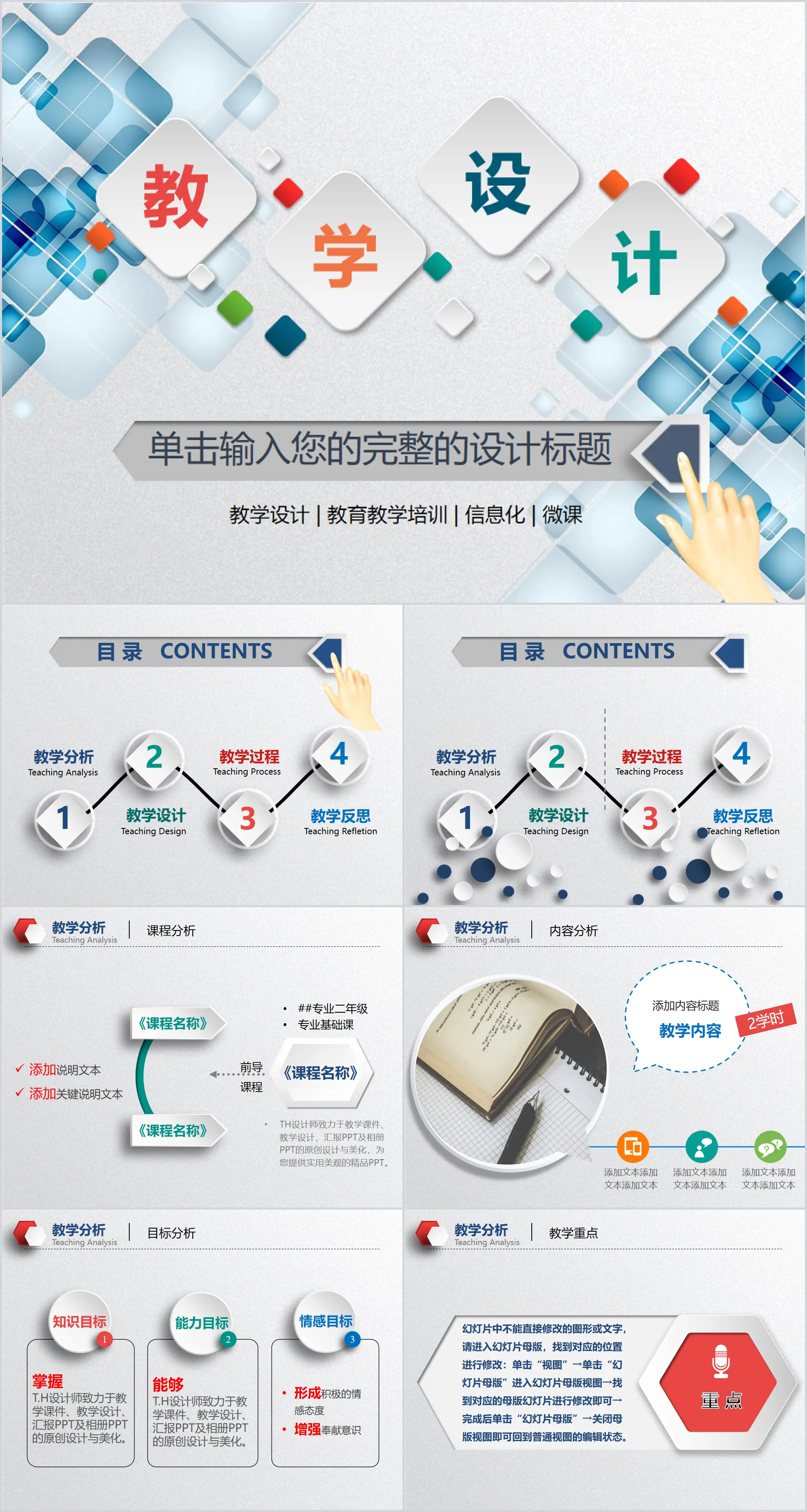 General PPT template for microsome teaching design