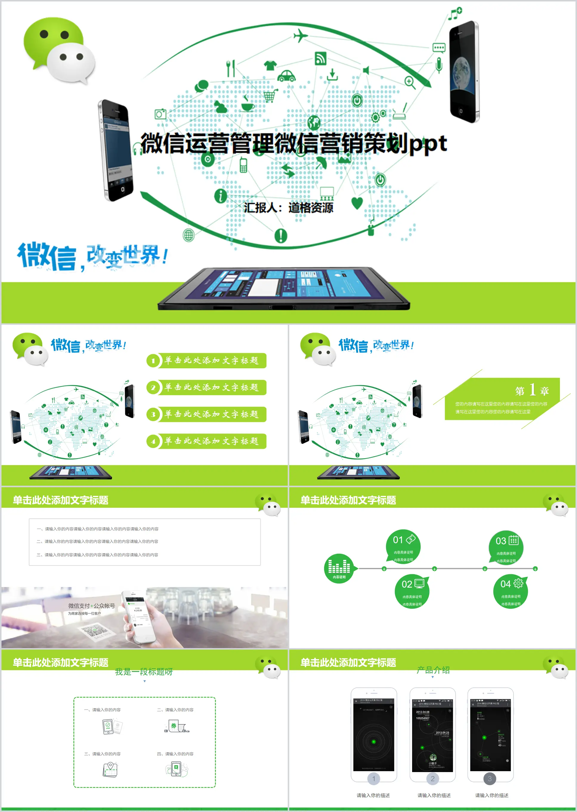 微信运营管理微信营销策划PPT