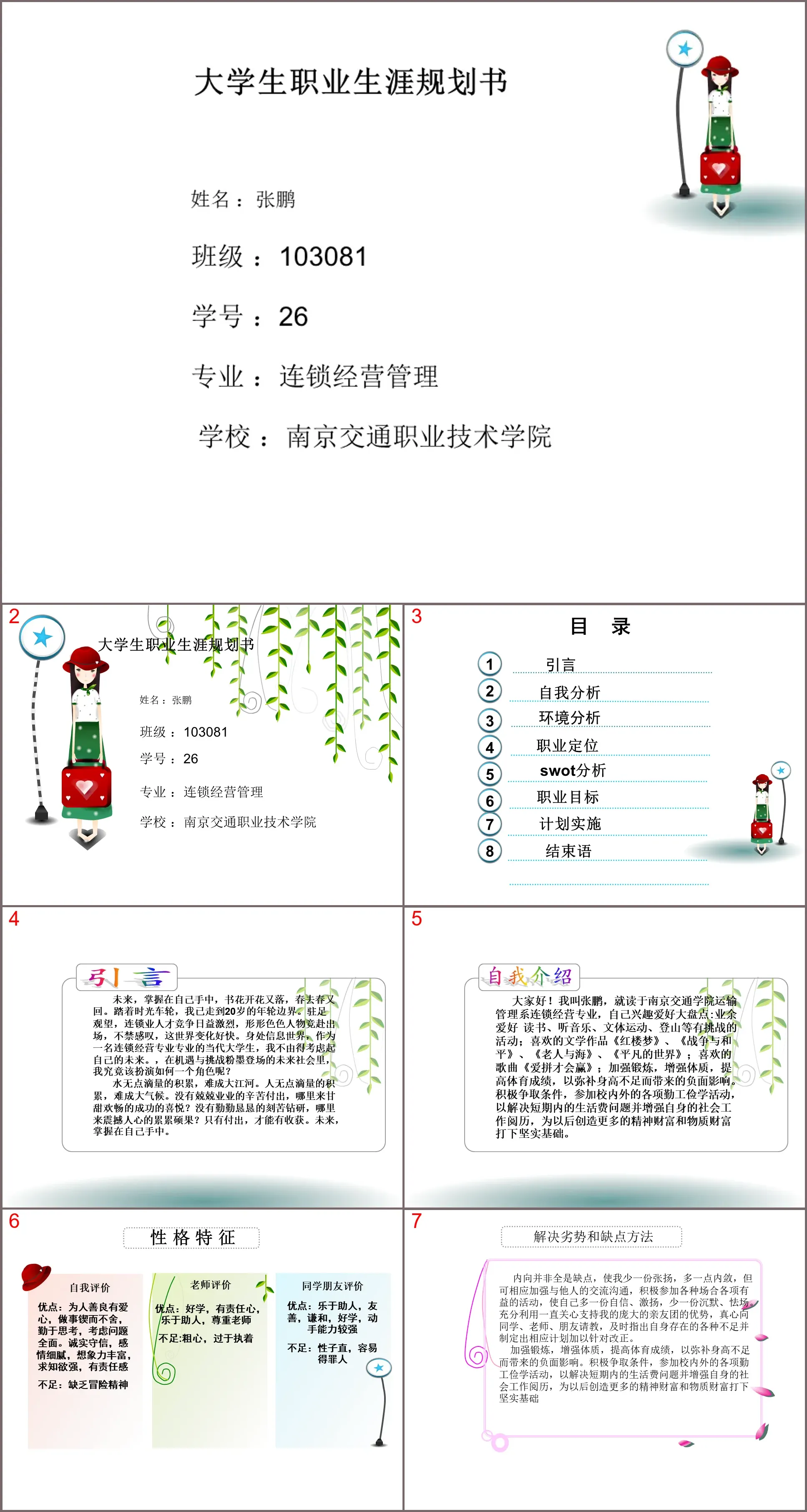 10308126张鹏大学生职业规划