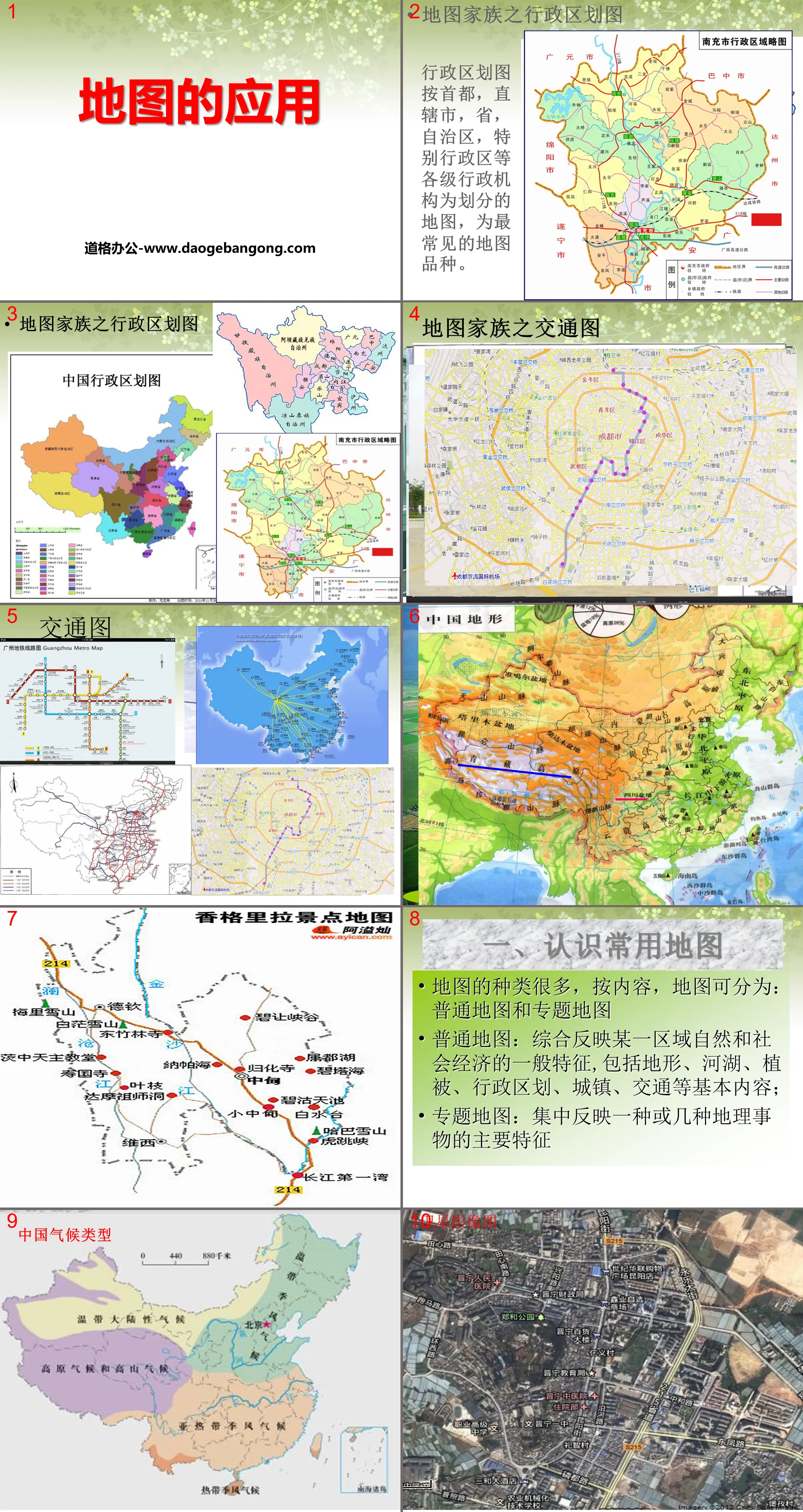 《地图的应用》PPT课件