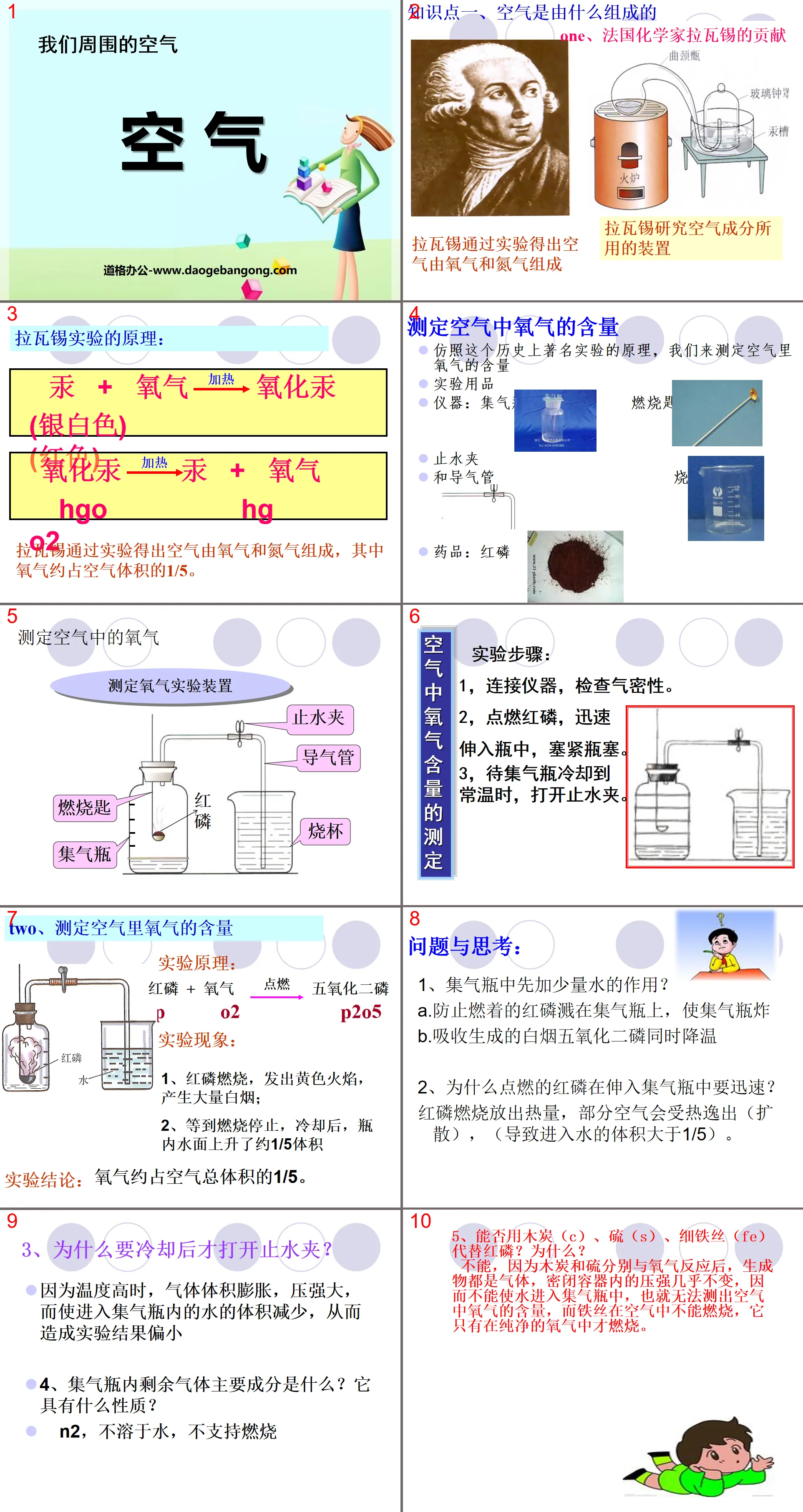 "Air" The air around us PPT courseware 4