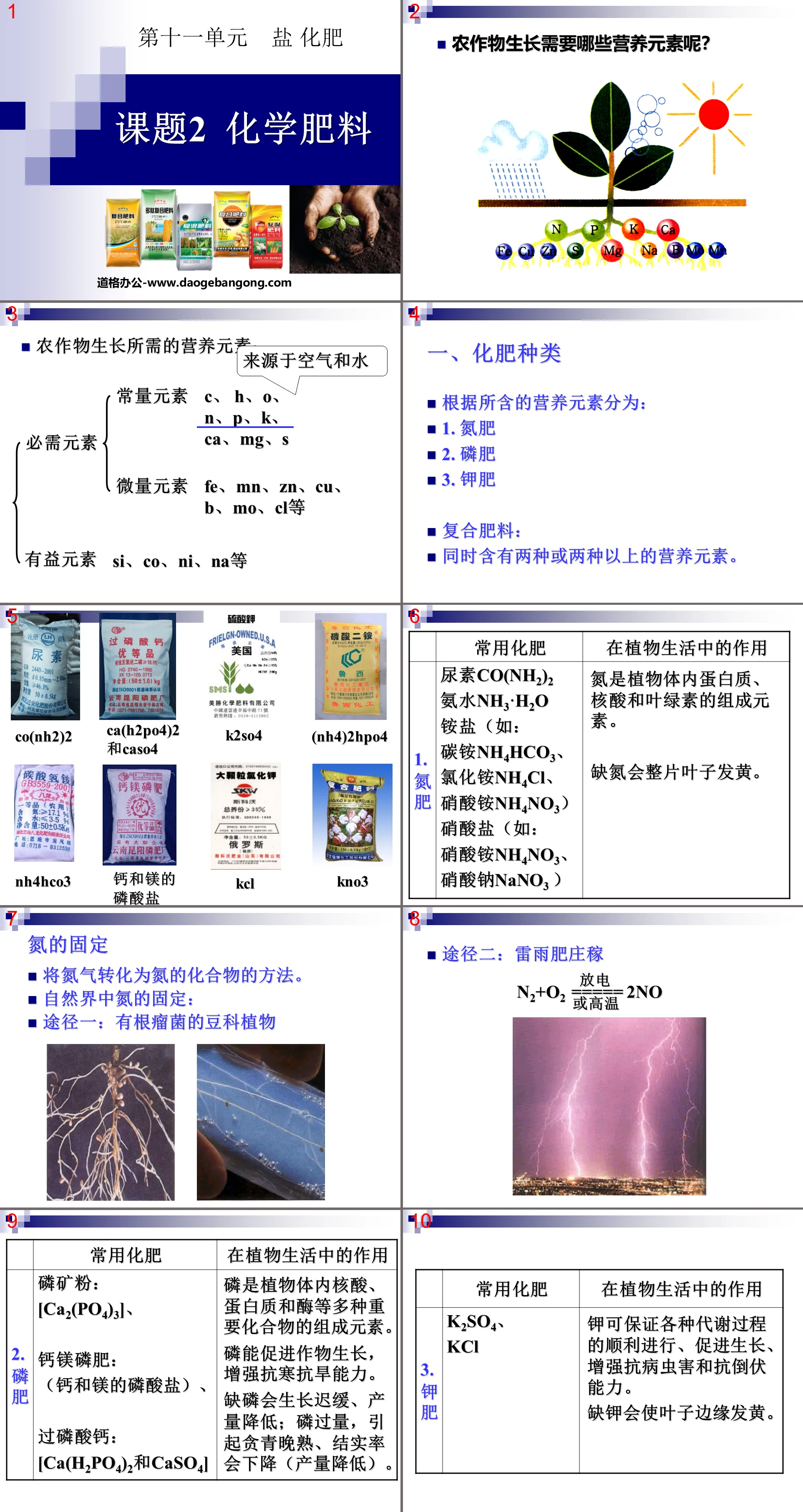 "Chemical Fertilizer" Salt Fertilizer PPT Courseware 4