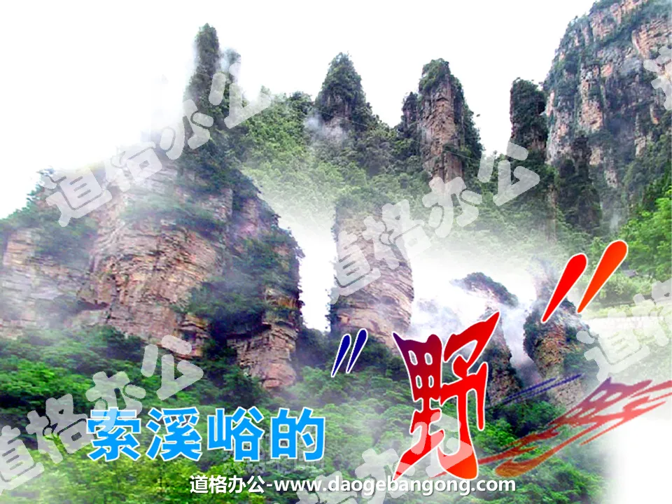 "The "Wildness" of Suoxiyu" PPT courseware download 4